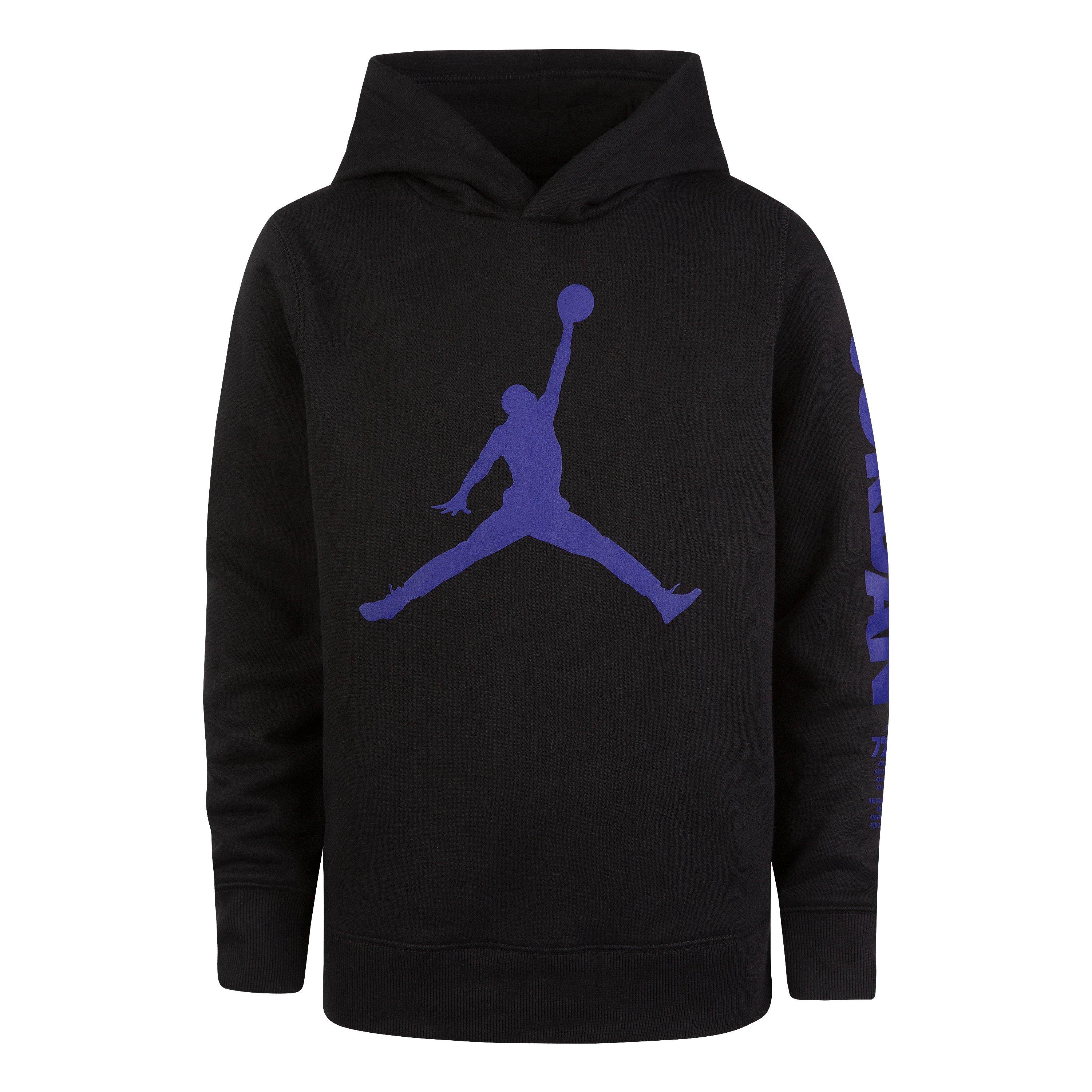 purple and black jordan outfit