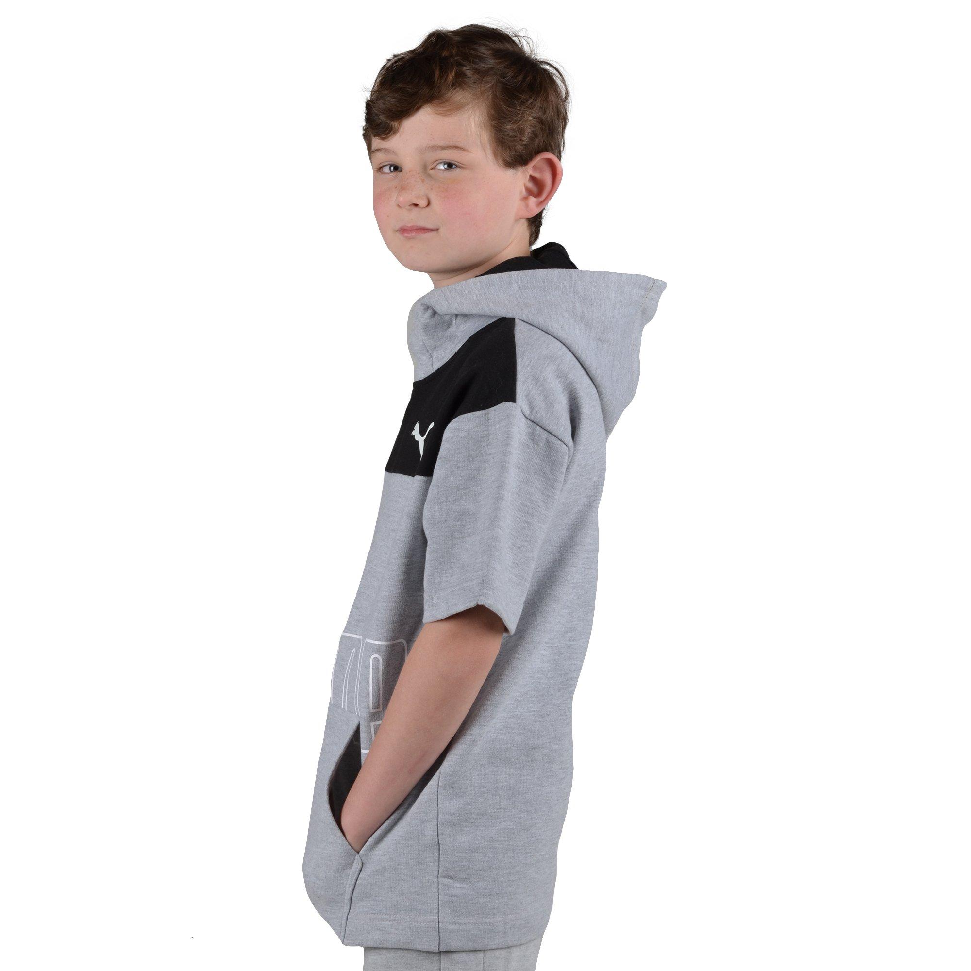 boys short sleeve hoodie