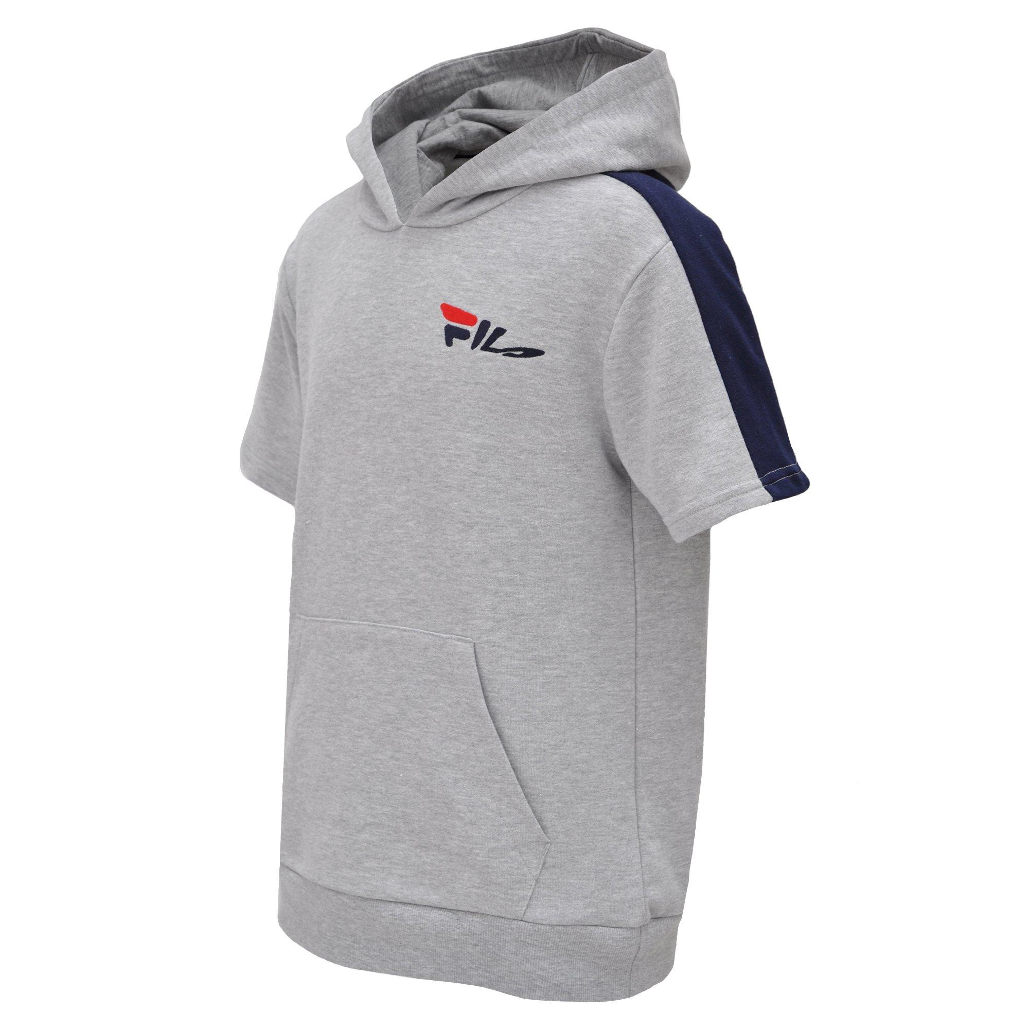 fila short sleeve hoodie
