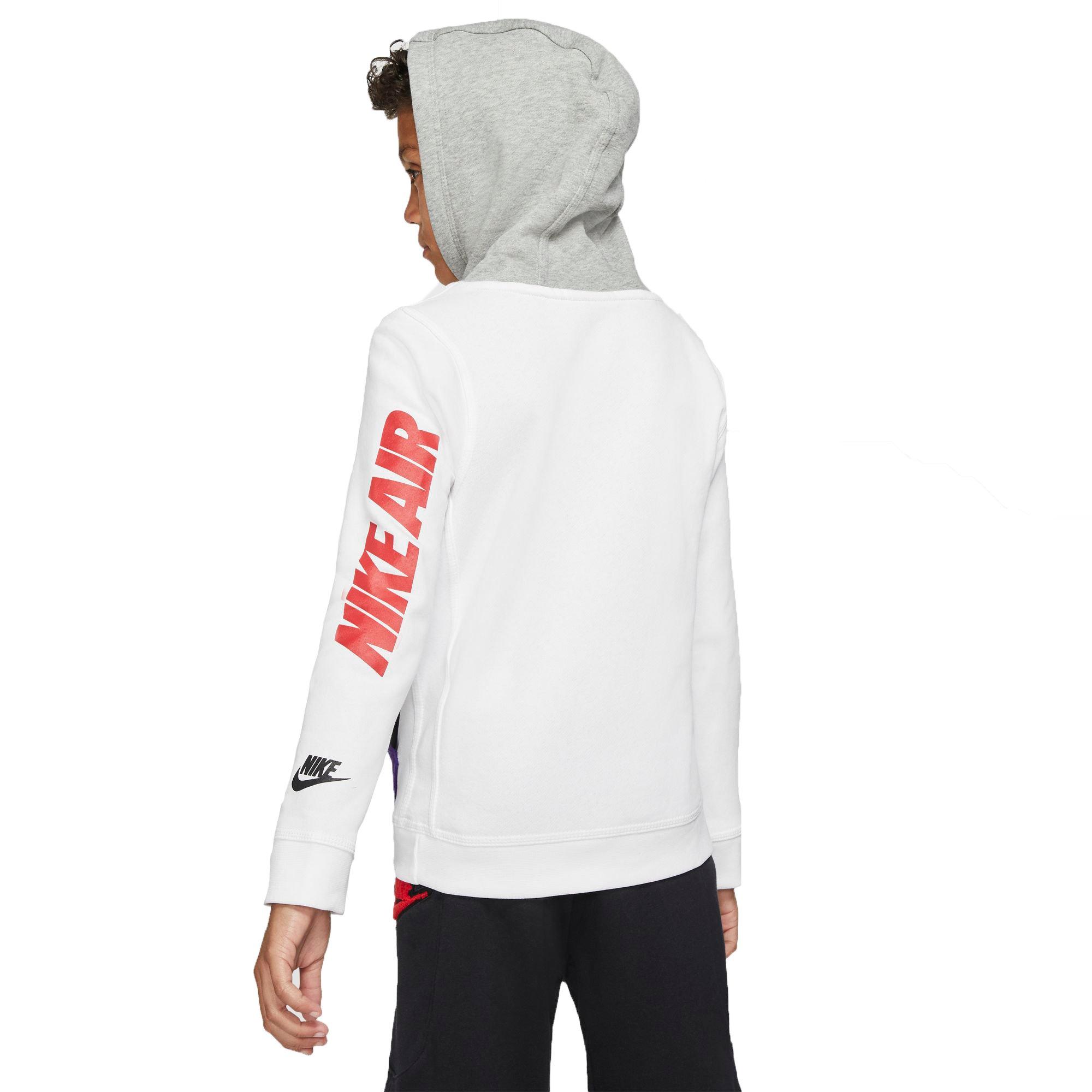 white nike hoodie boys