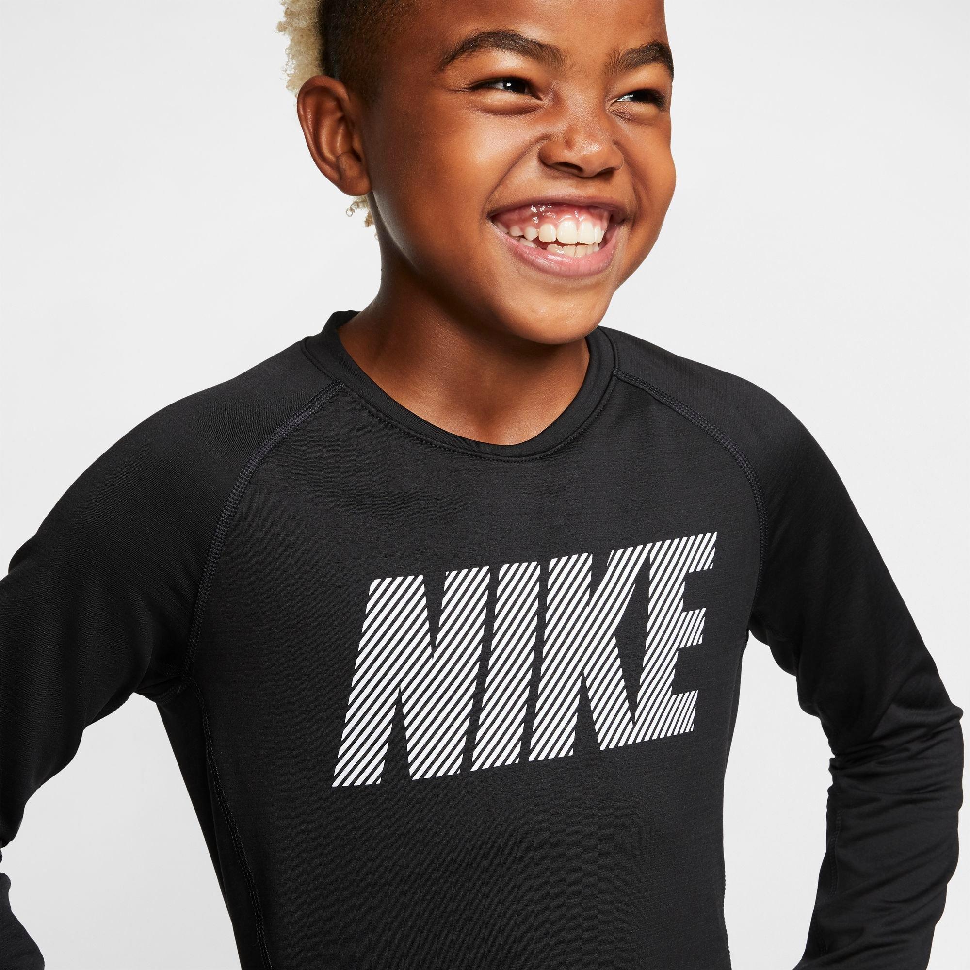 nike pro warm long sleeve youth