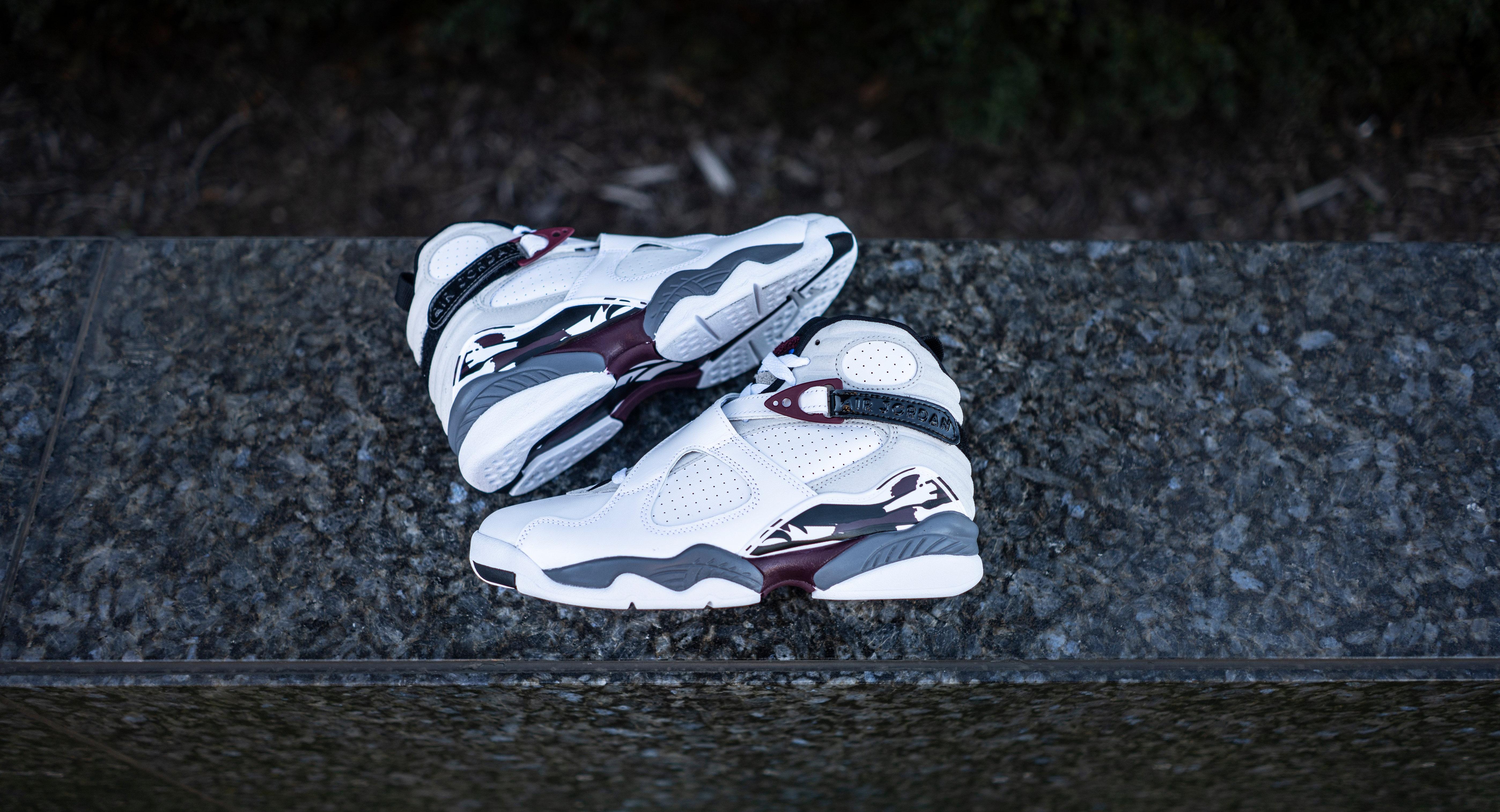 Jordan 8 hotsell white blue