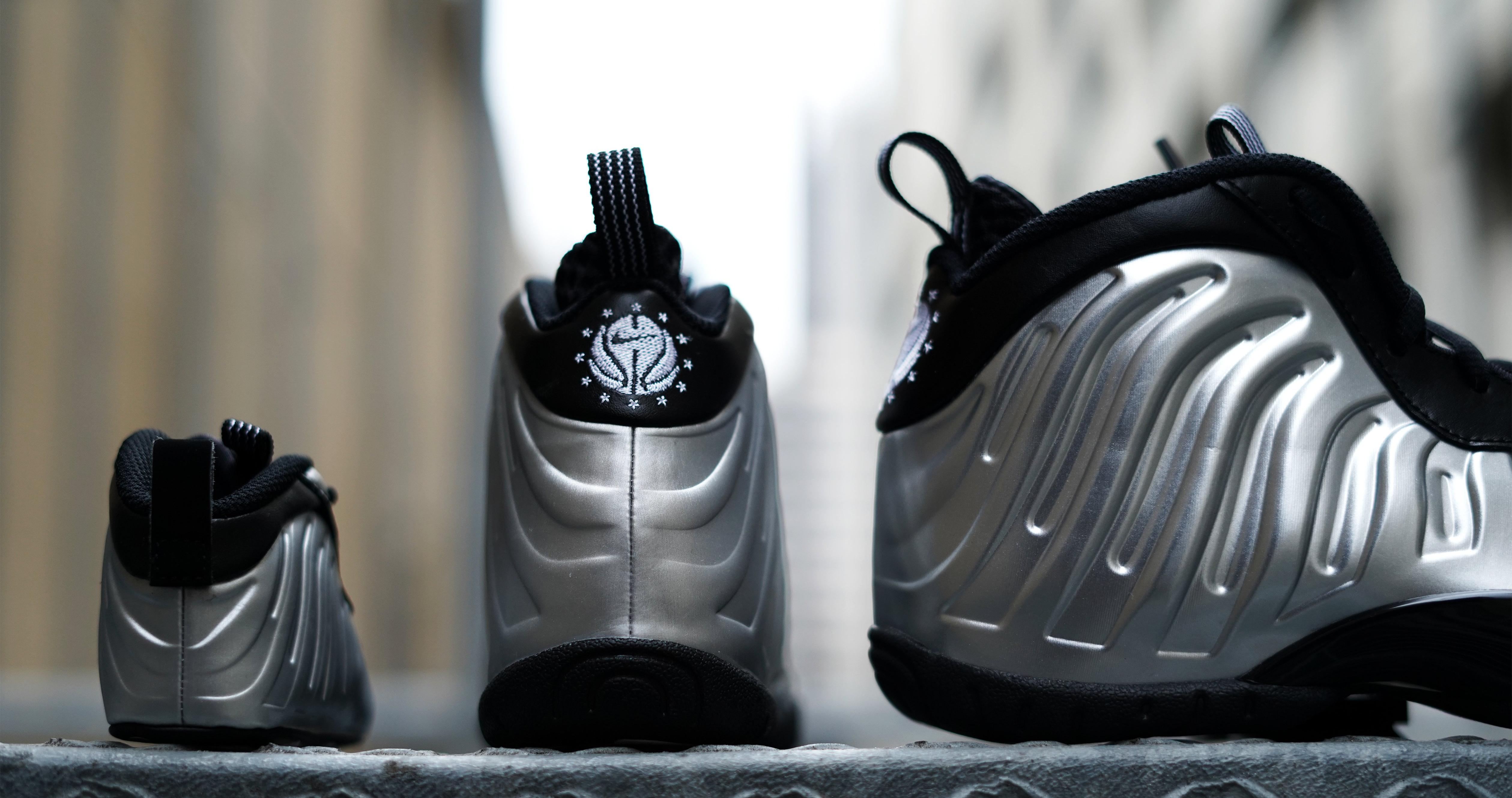 nike little posite one chrome