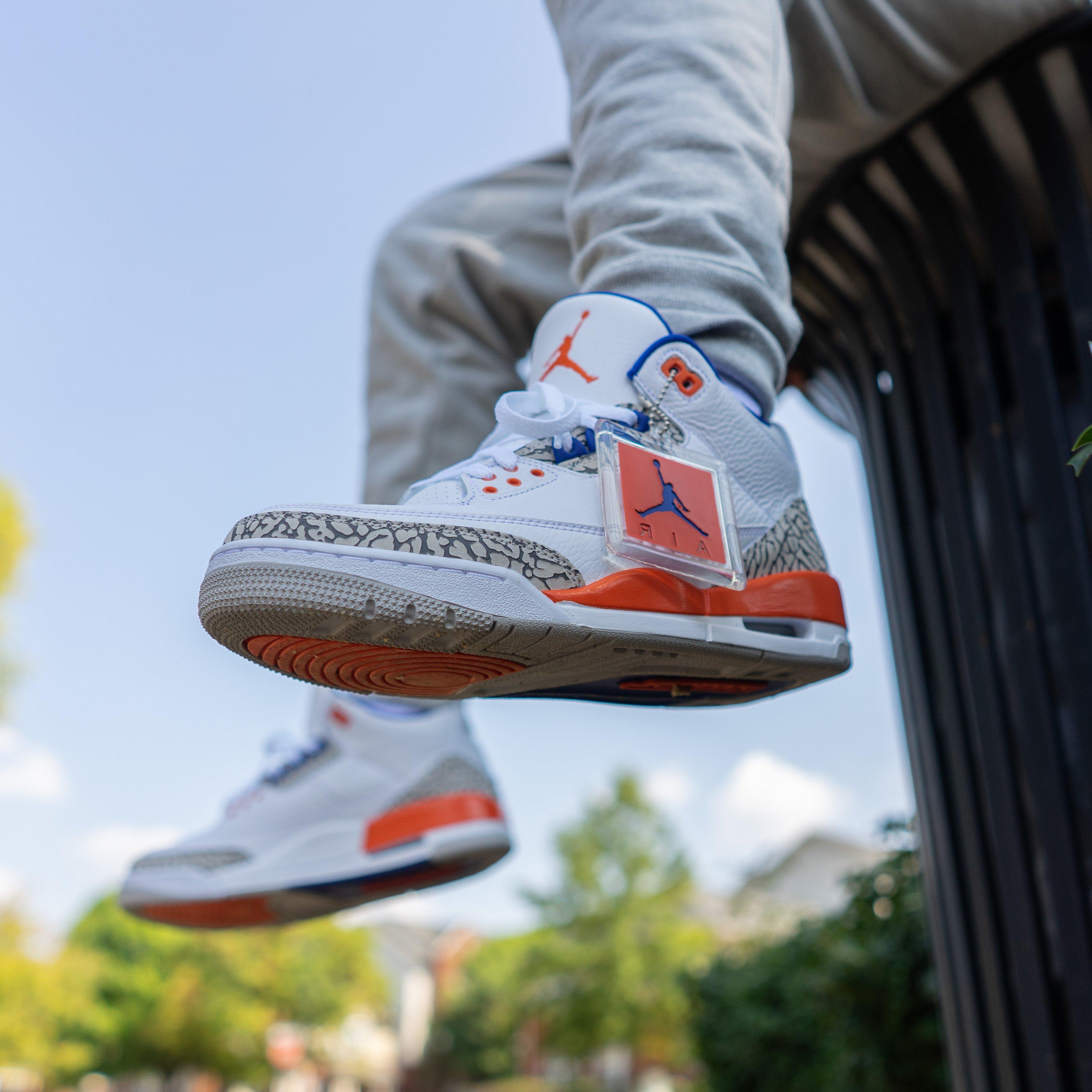 jordan retro 3 knicks grade school