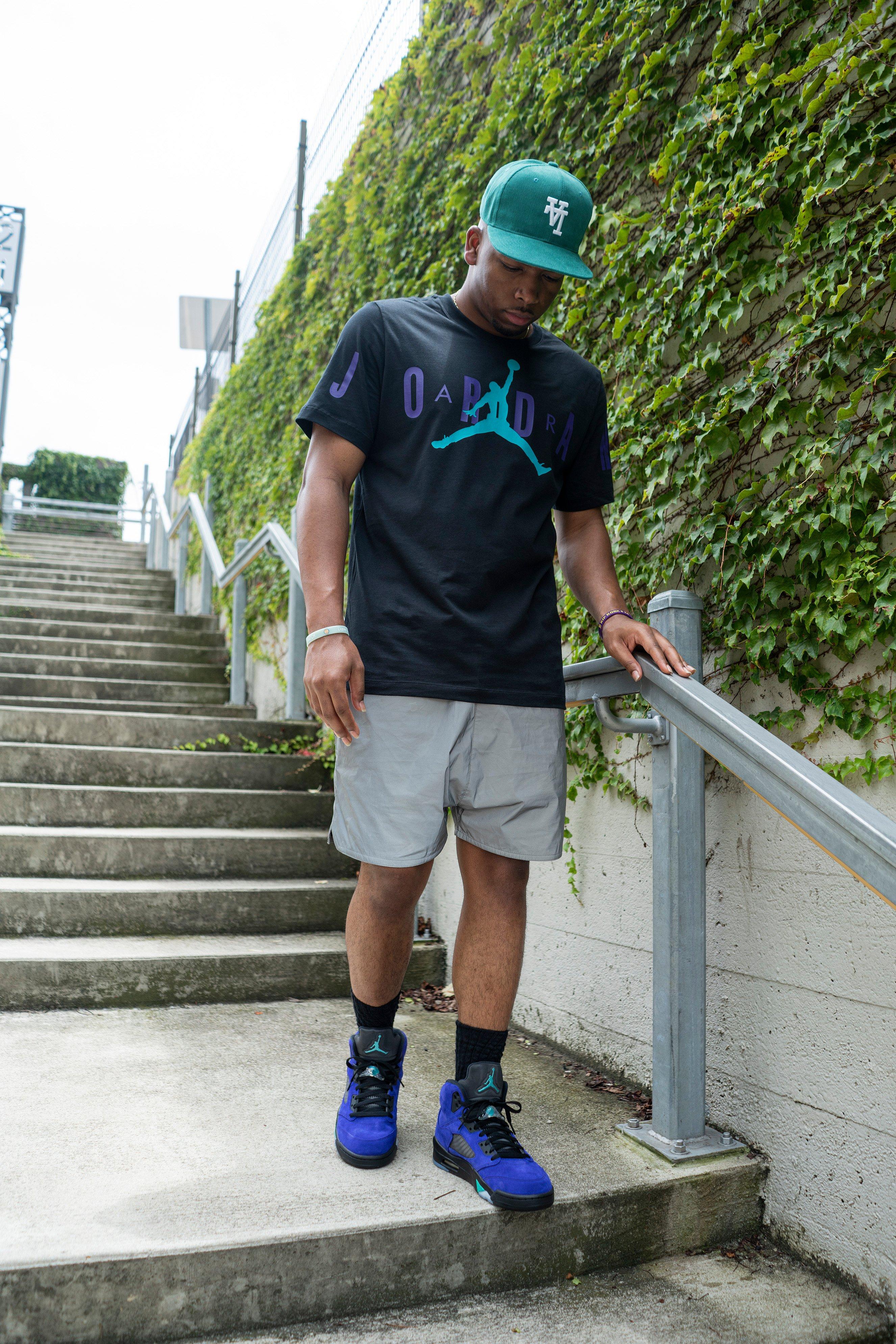 jordan grape 5 outfit