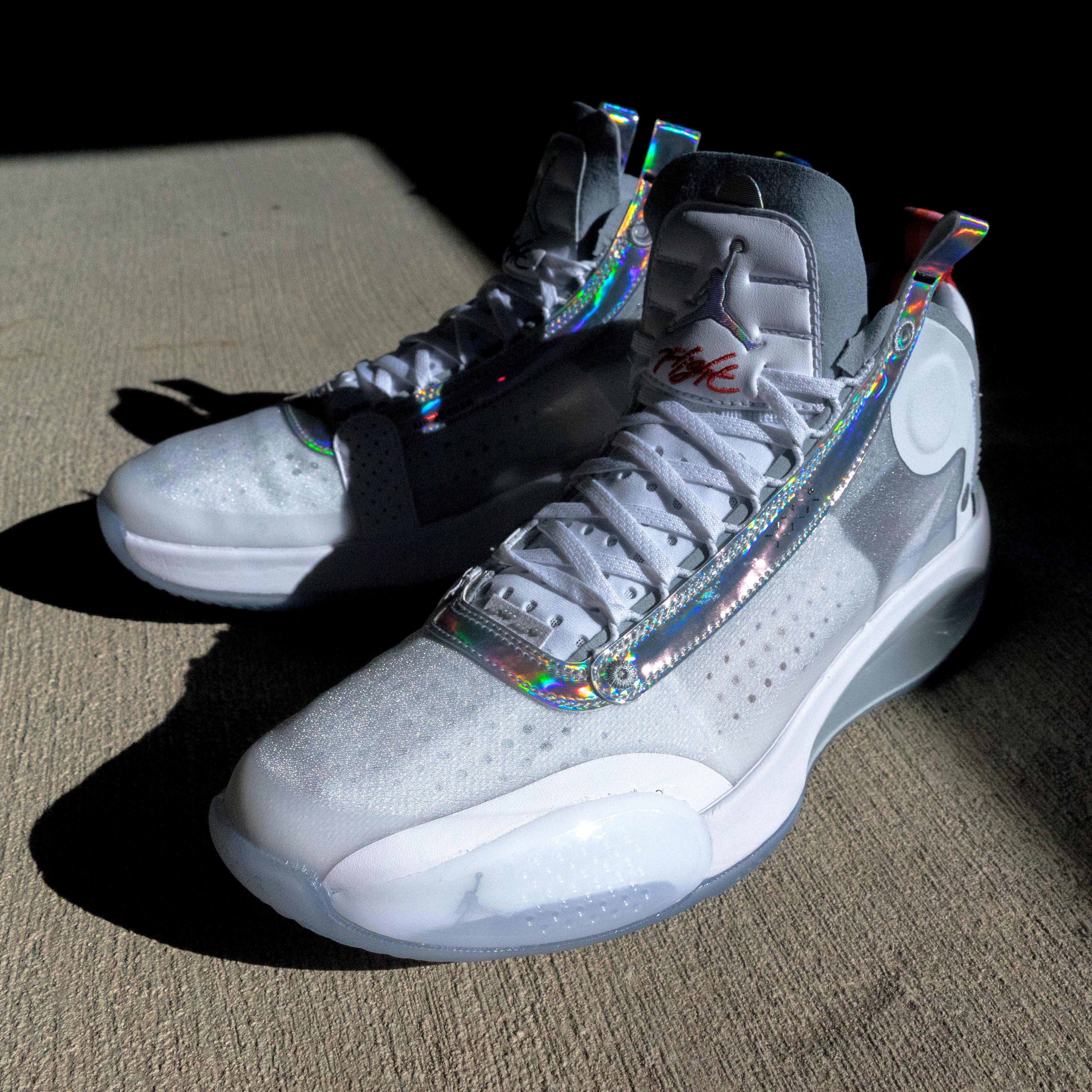 jordan 34 white iridescent