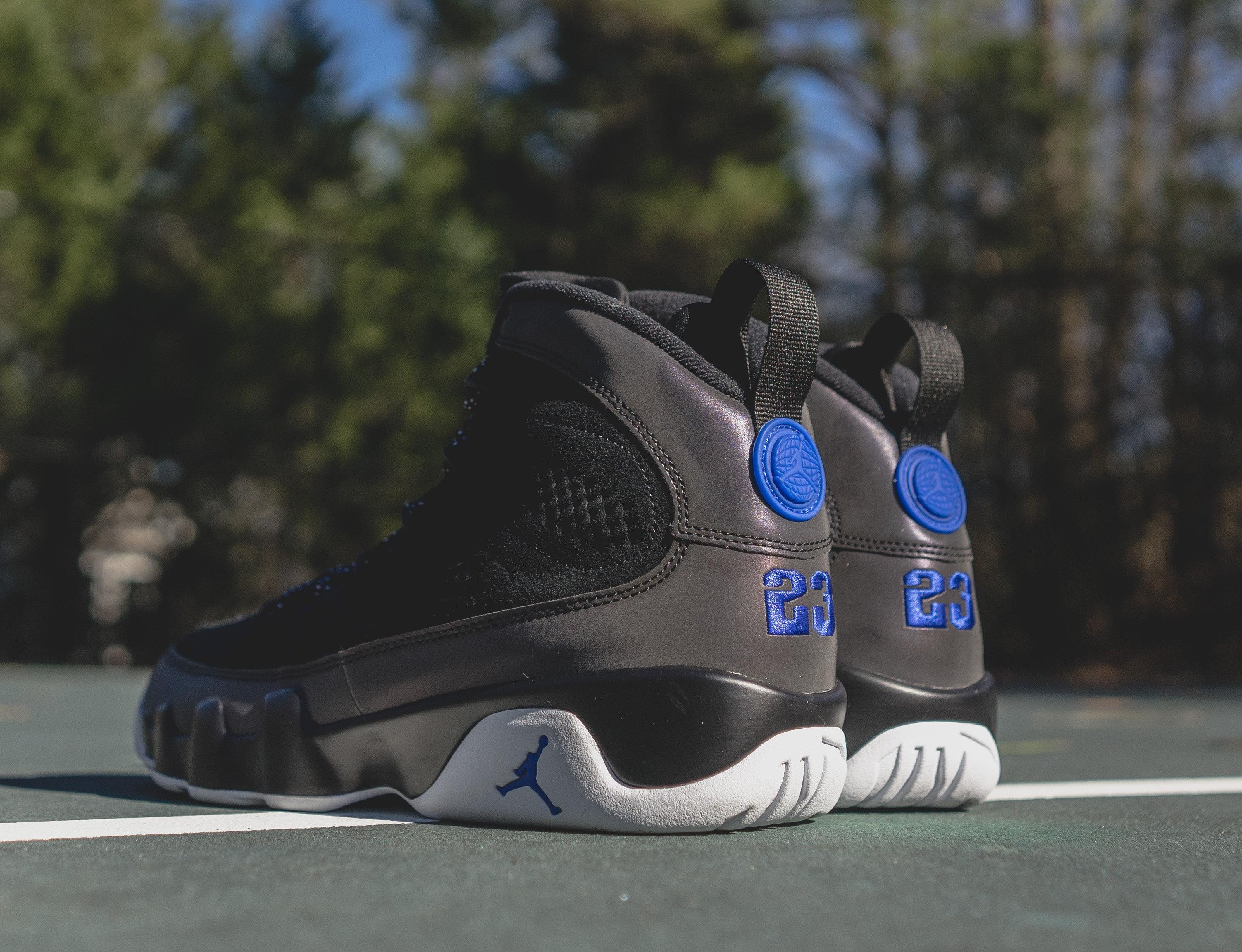 Jordan 9 clearance blue black