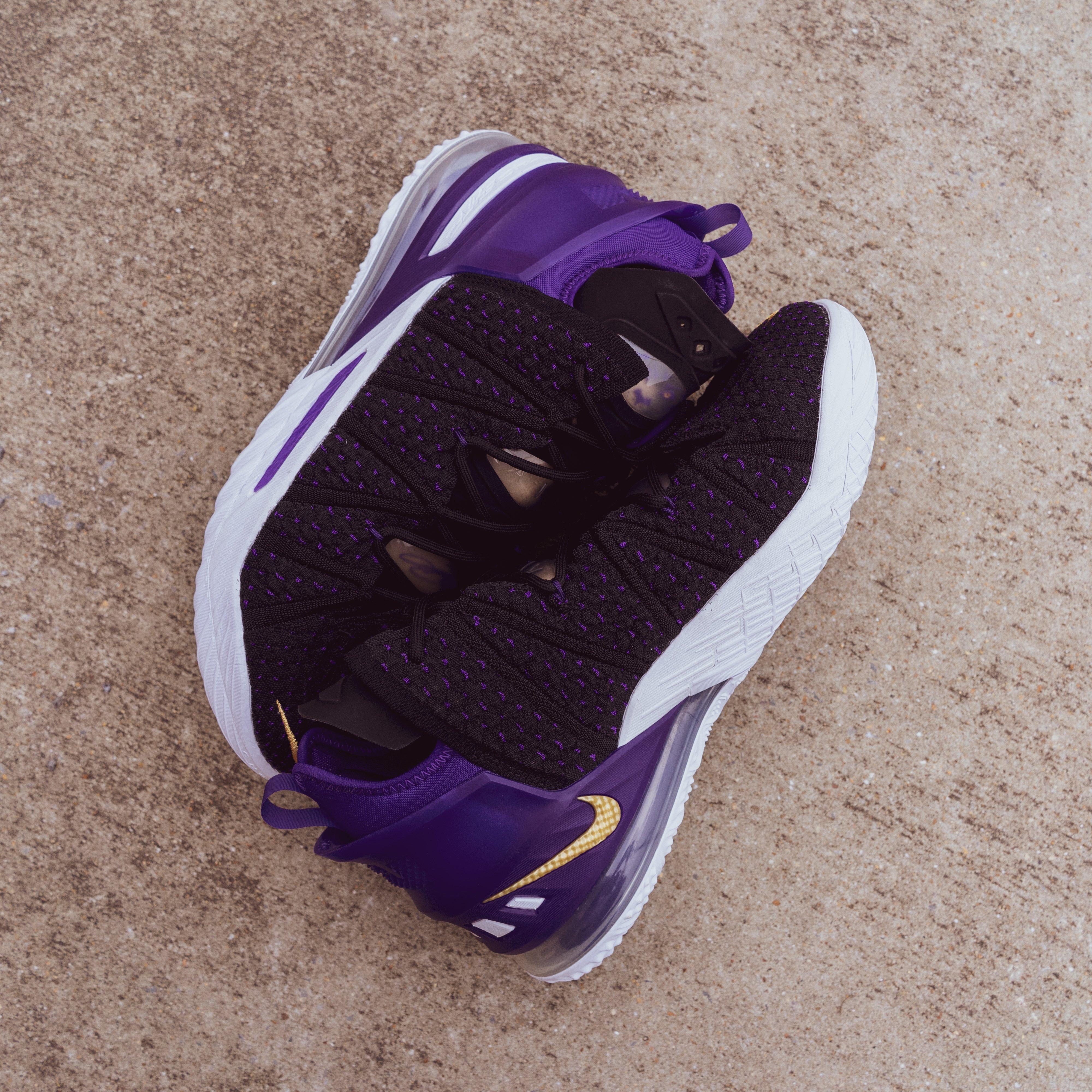 nike lebron 18 purple