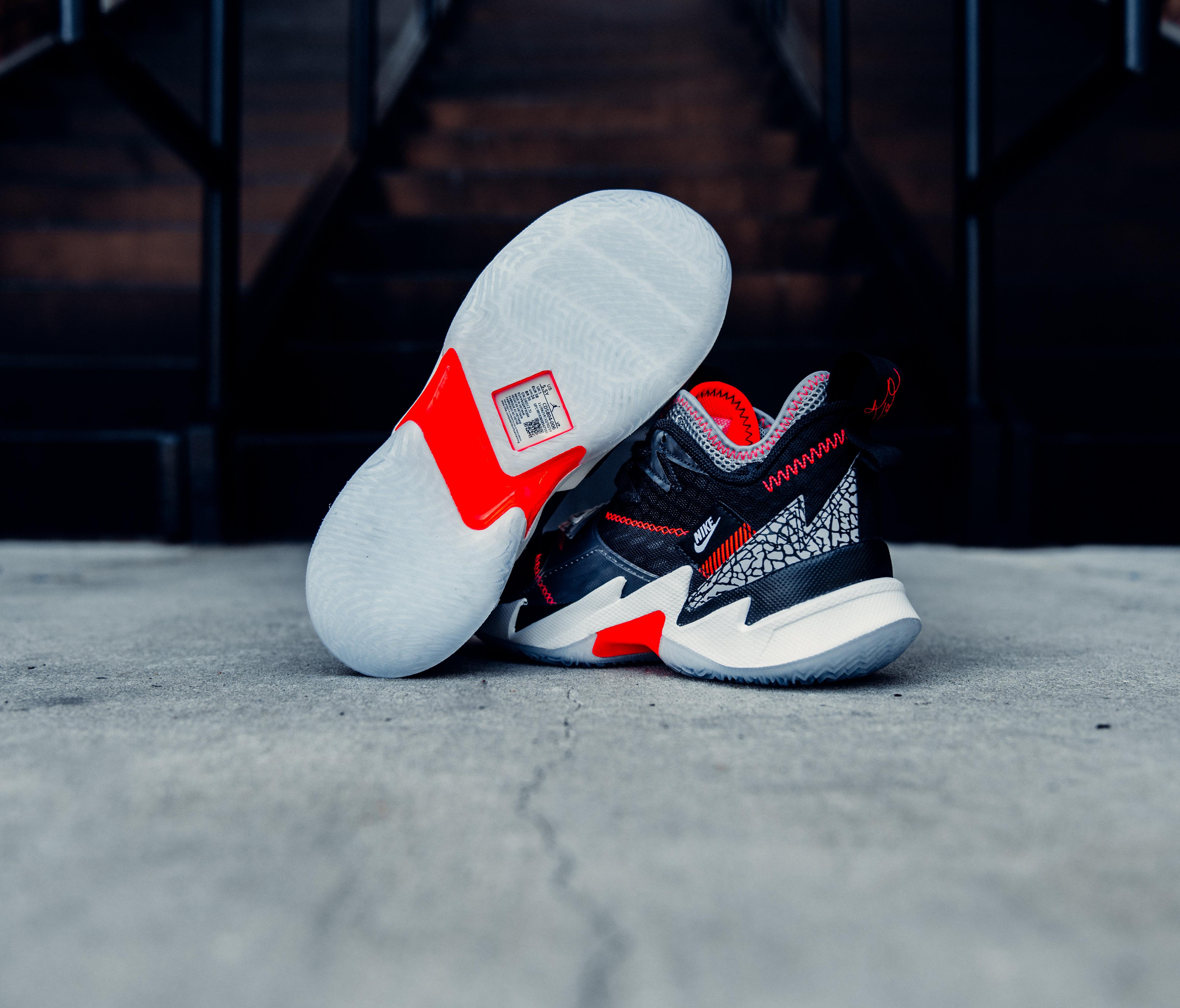 Sneakers Release – Air Jordan Why Not Zer0.3 “Black Cement” Black ...