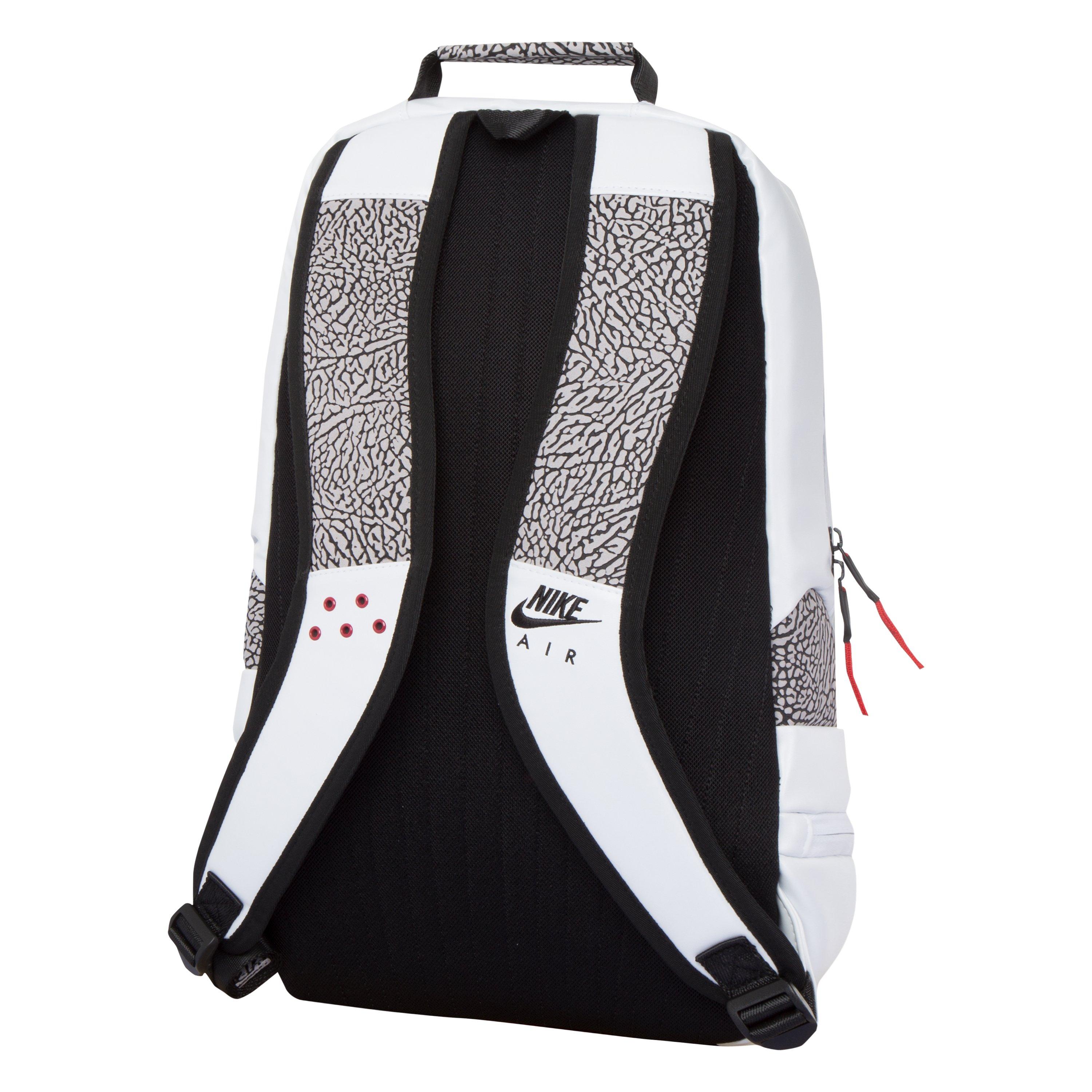 jordan retro 3 backpack white