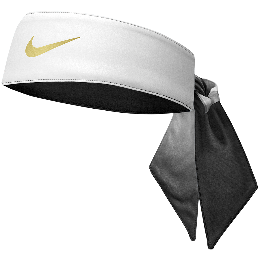 white nike head tie