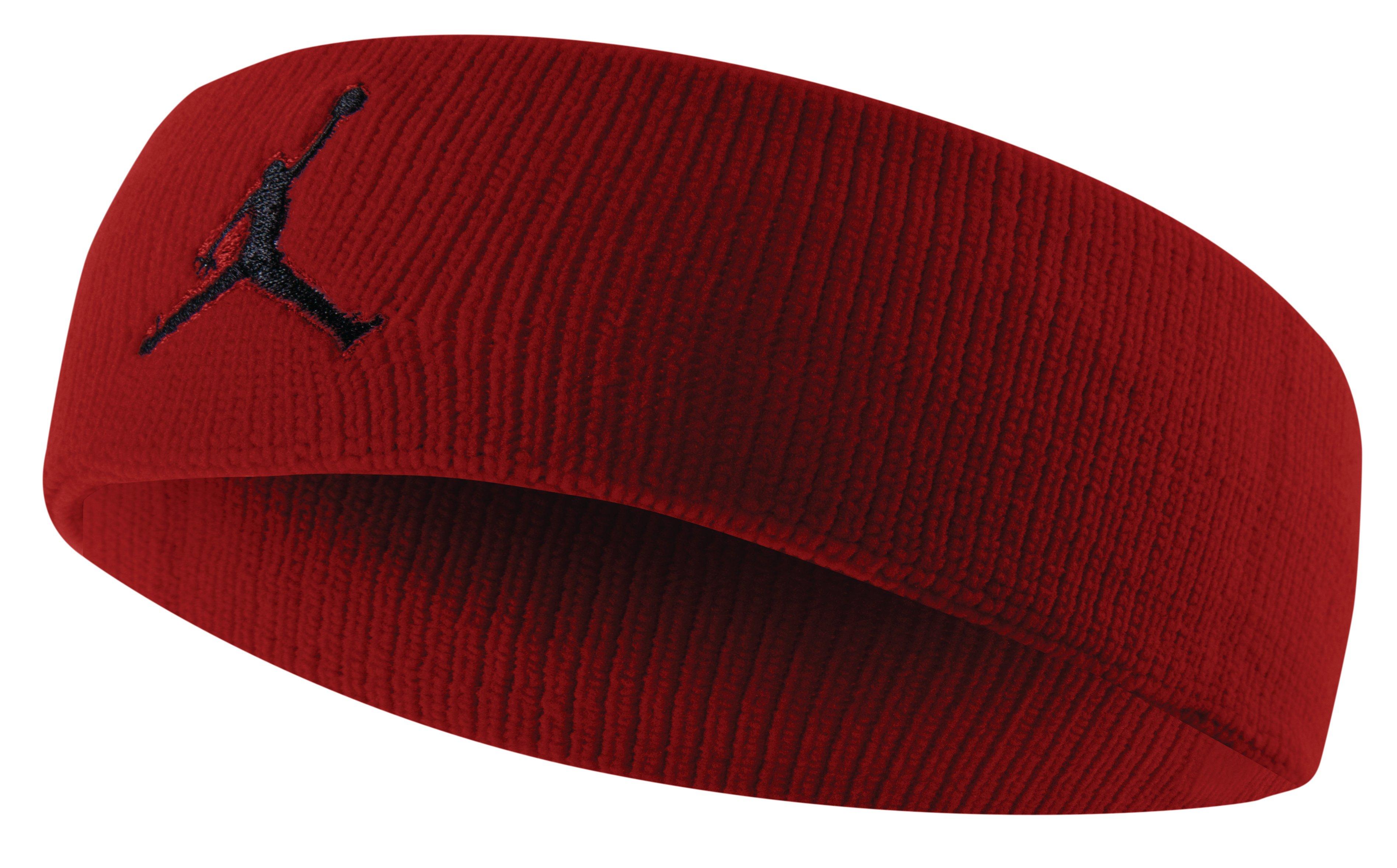 black and red jordan headband