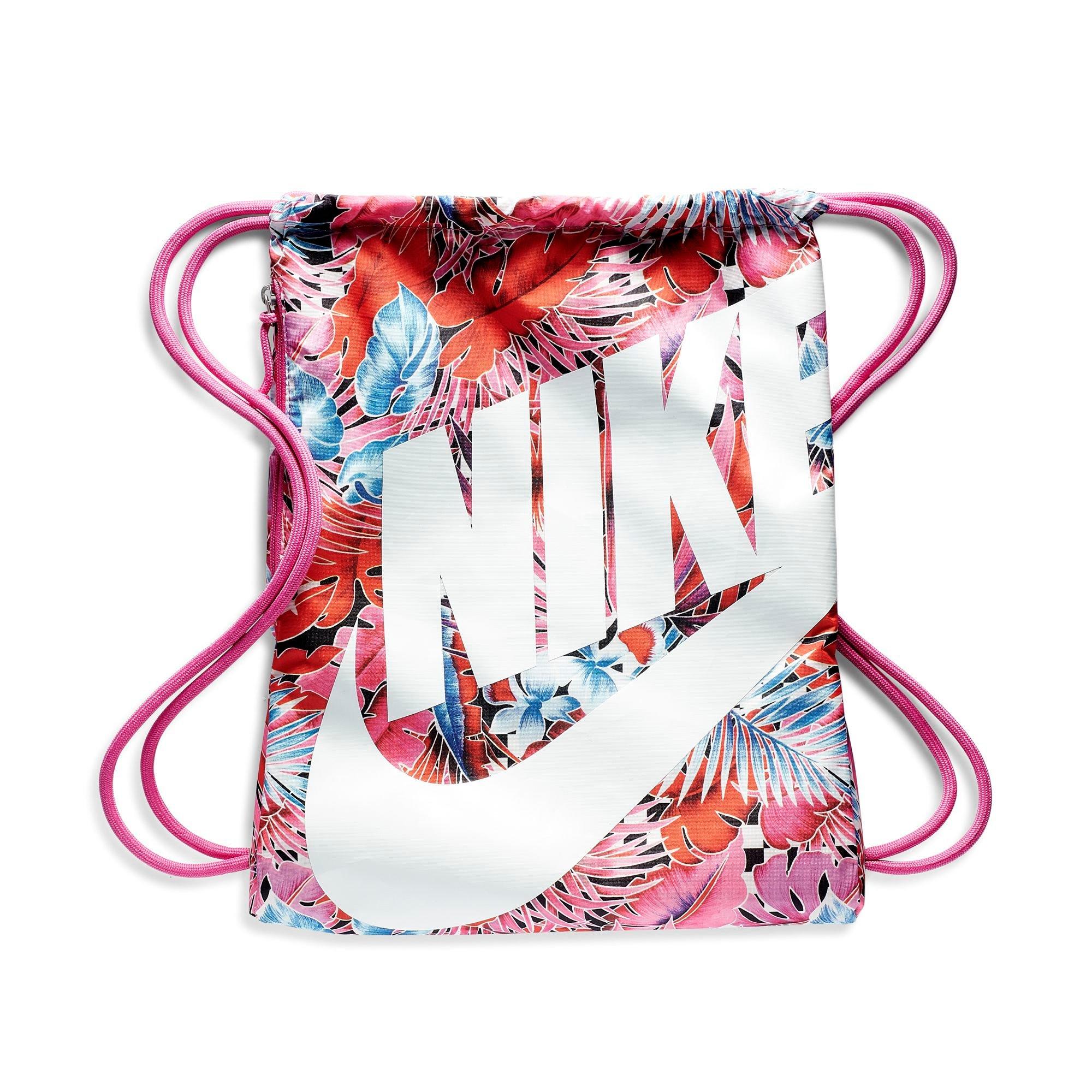 nike floral gym bag