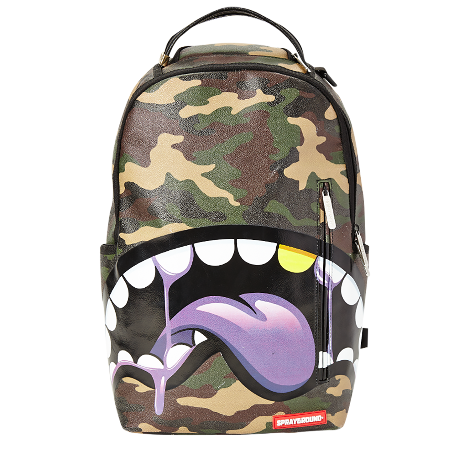 purple sprayground backpack