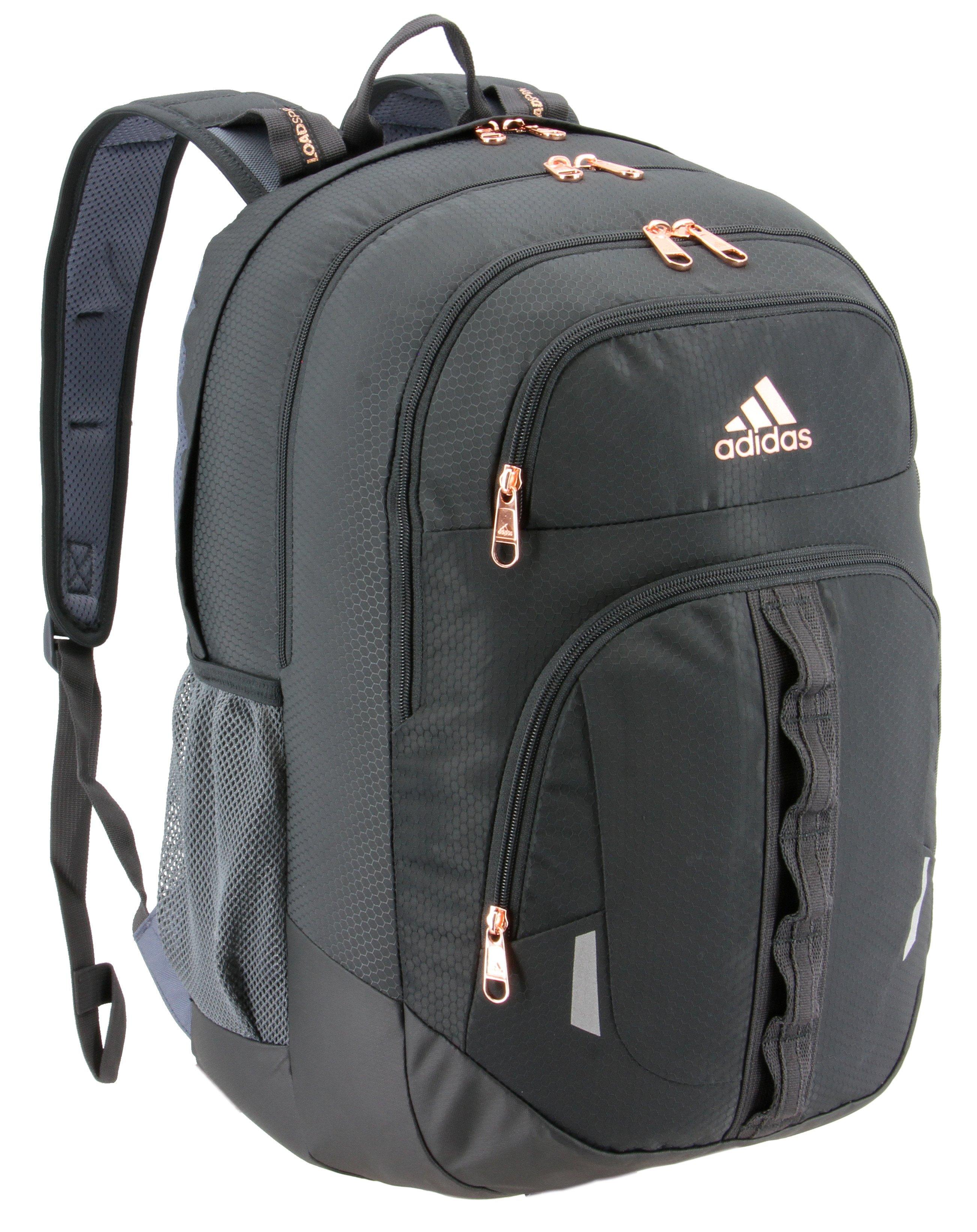 adidas black and rose gold backpack