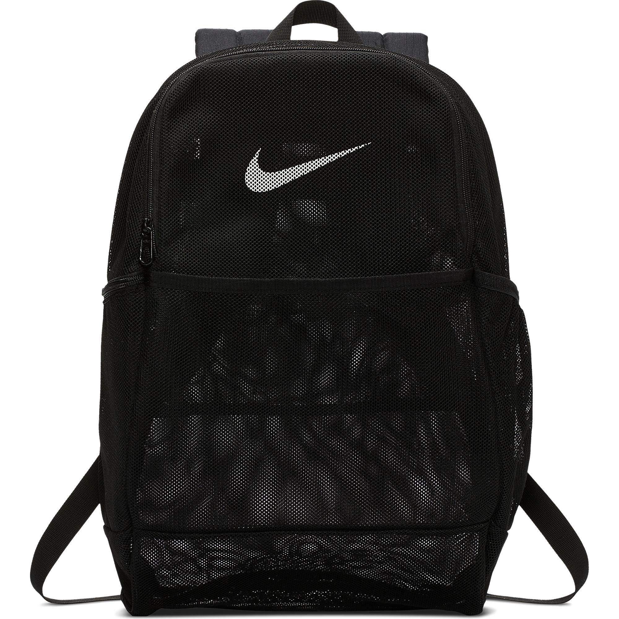 red nike mesh backpack 