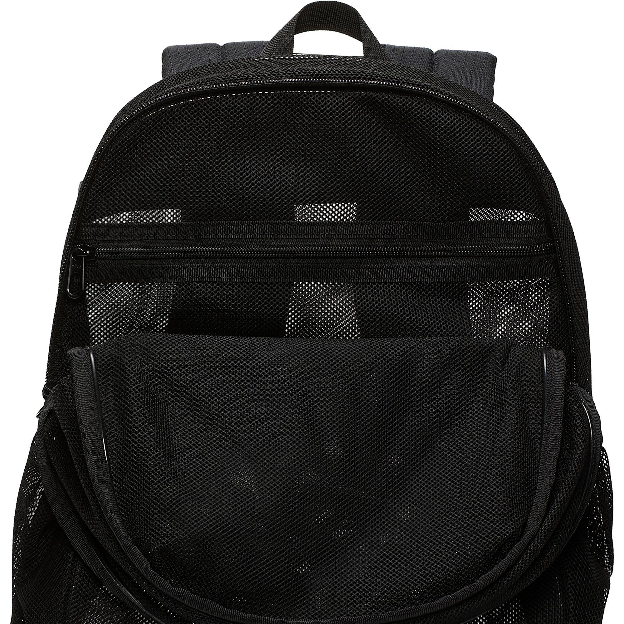 black nike mesh backpack