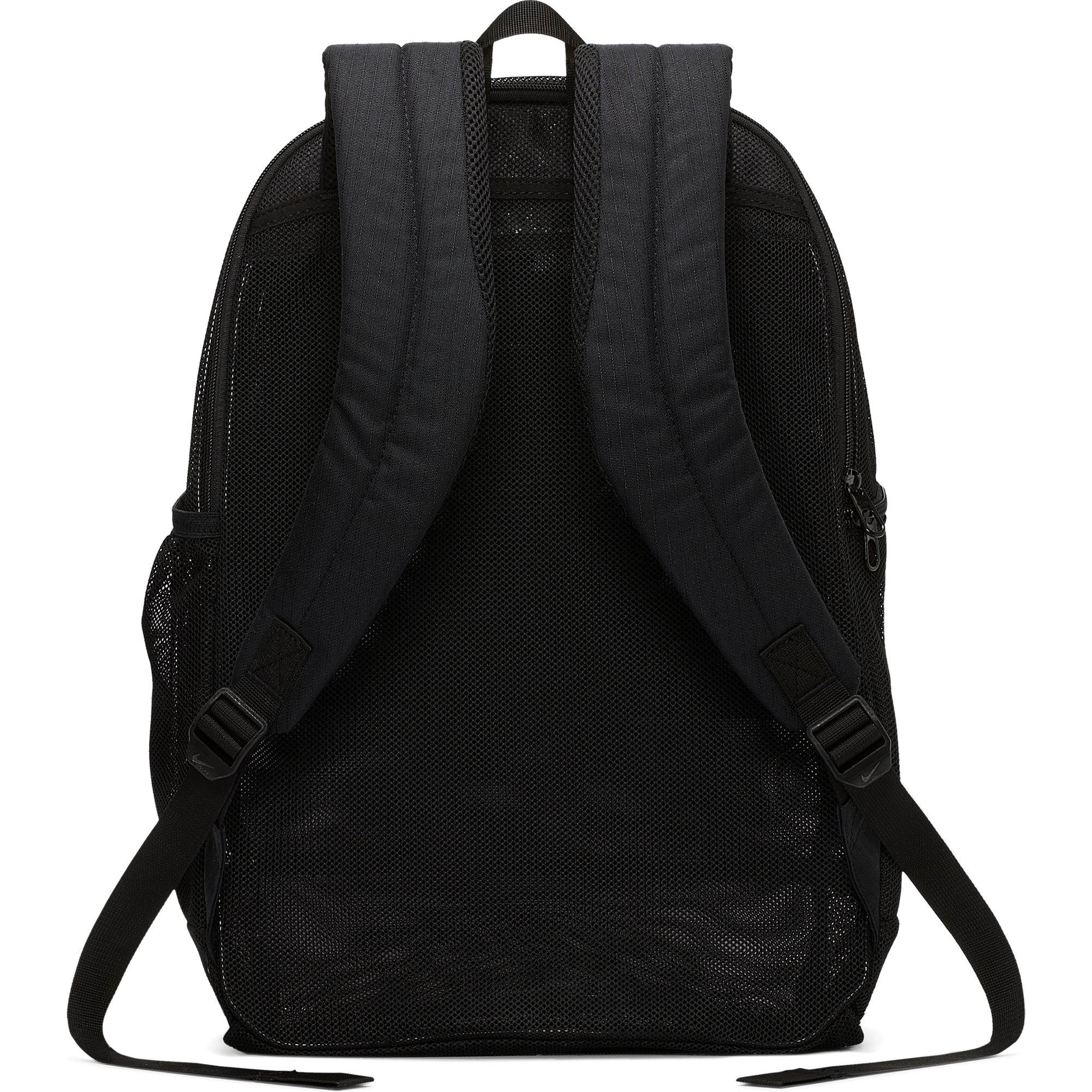 mesh nike backpack black