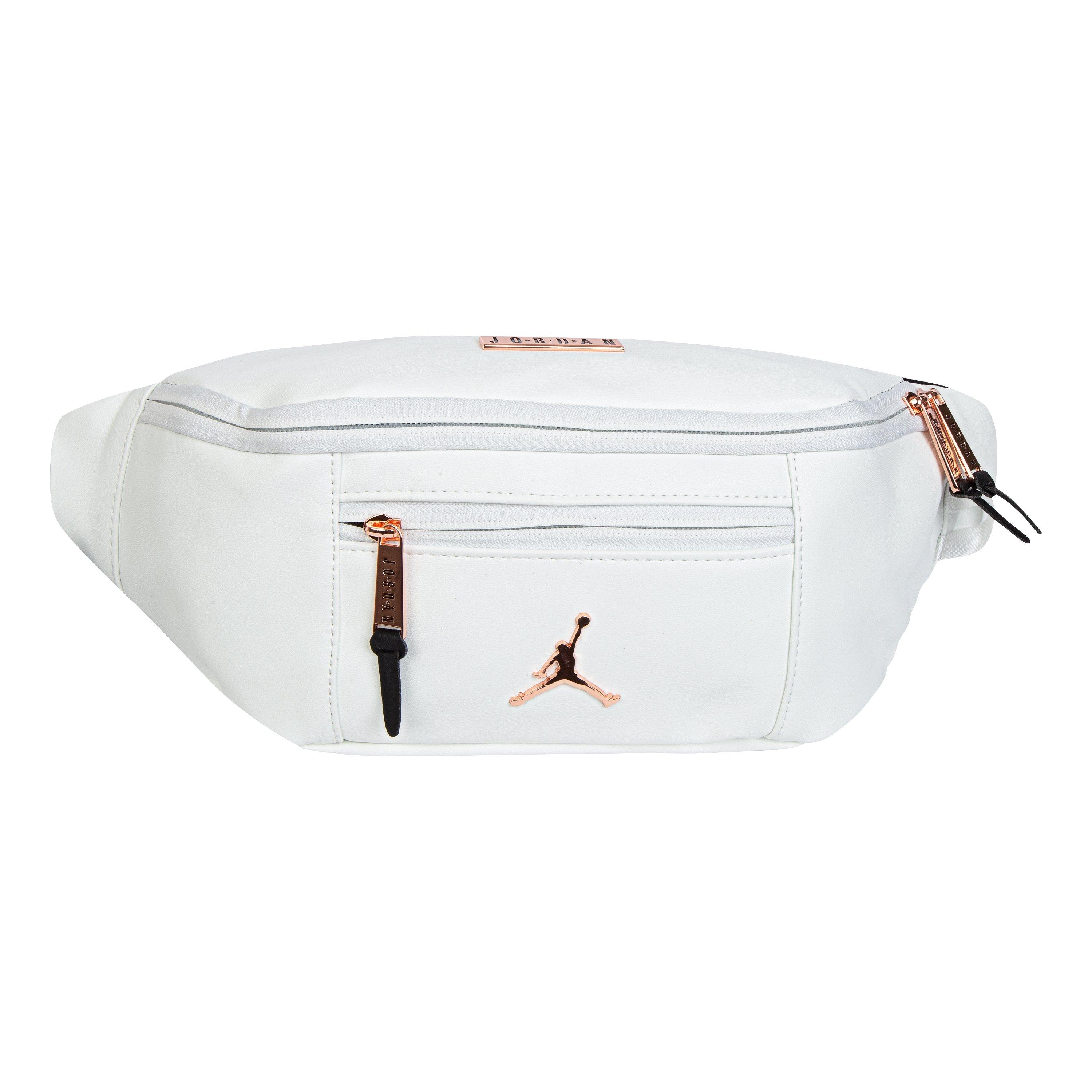 air jordan waist bag white