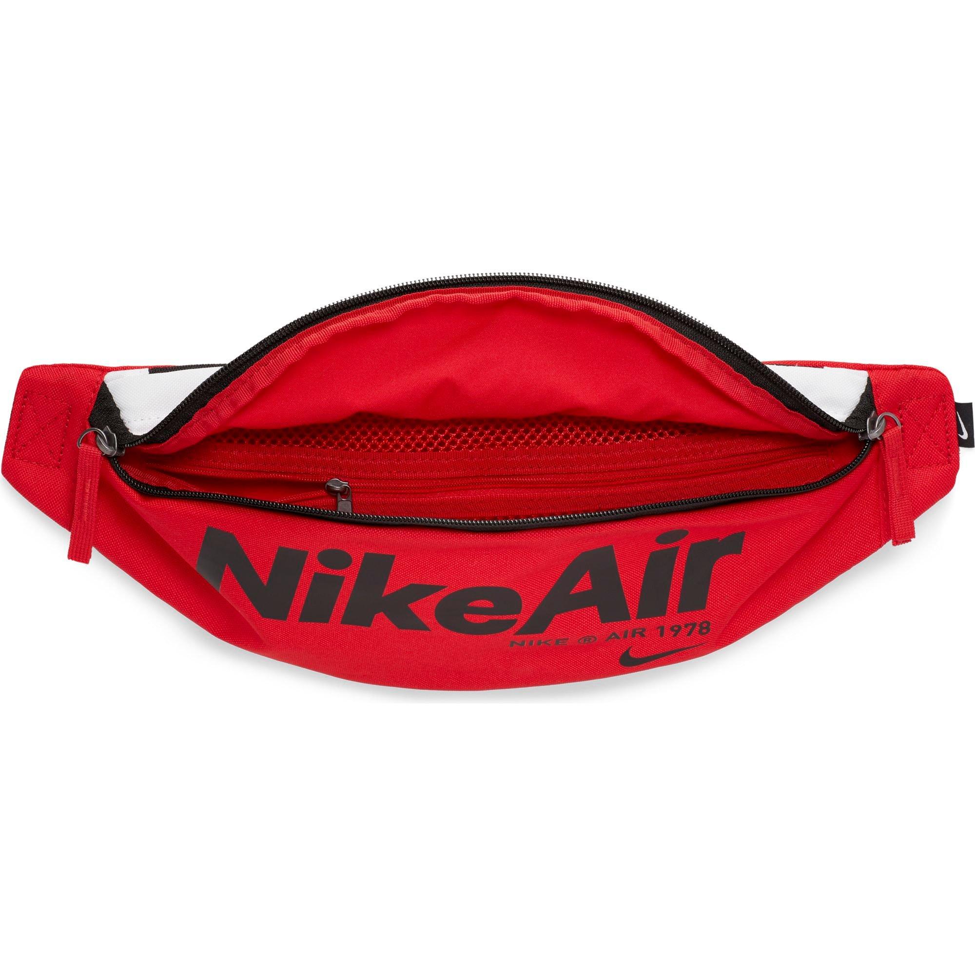 nike red fanny pack