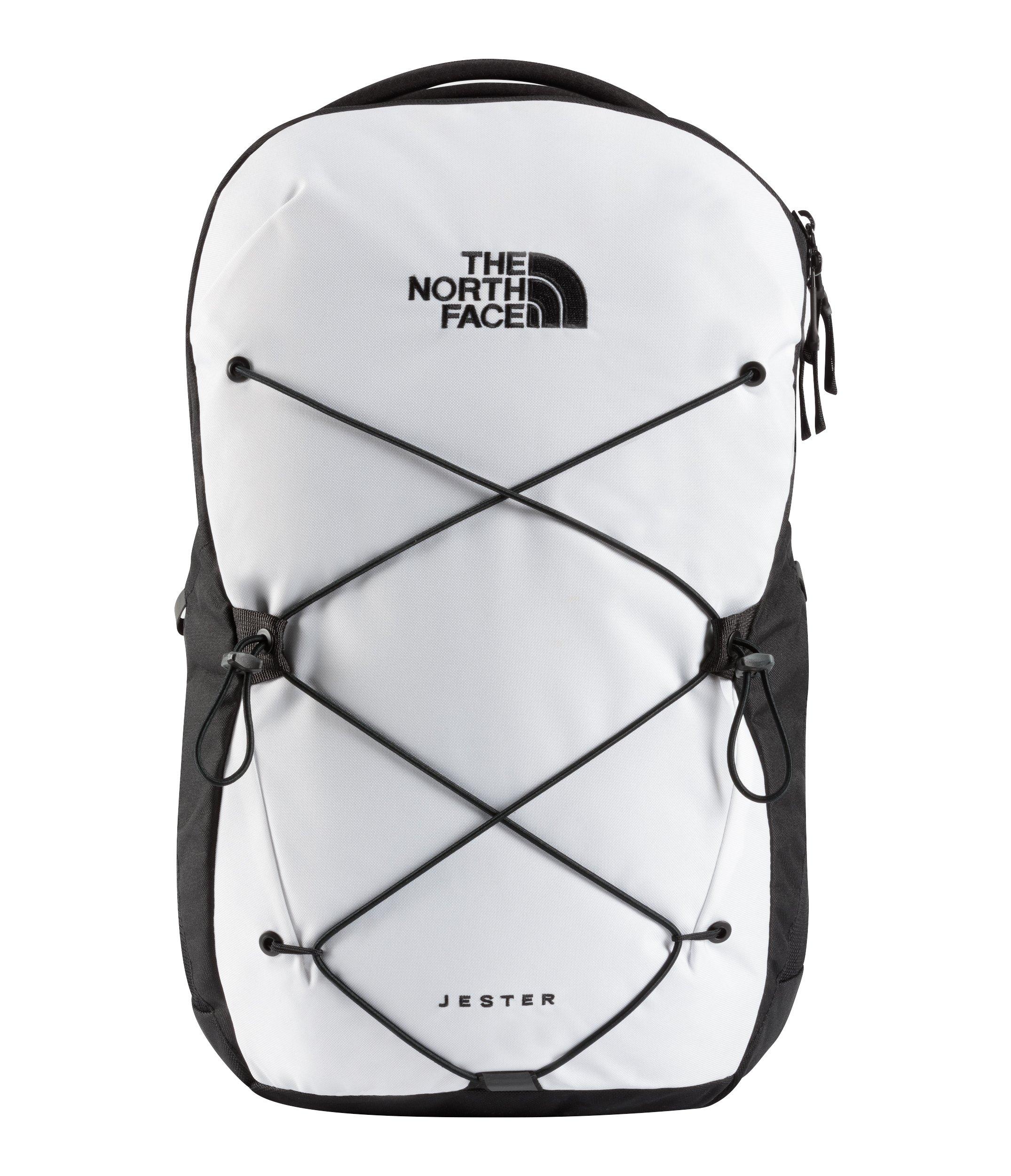 north face jester backpack white