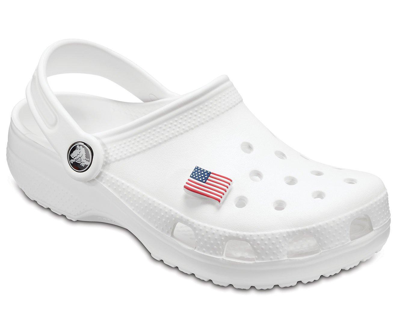 Kids american hot sale flag crocs