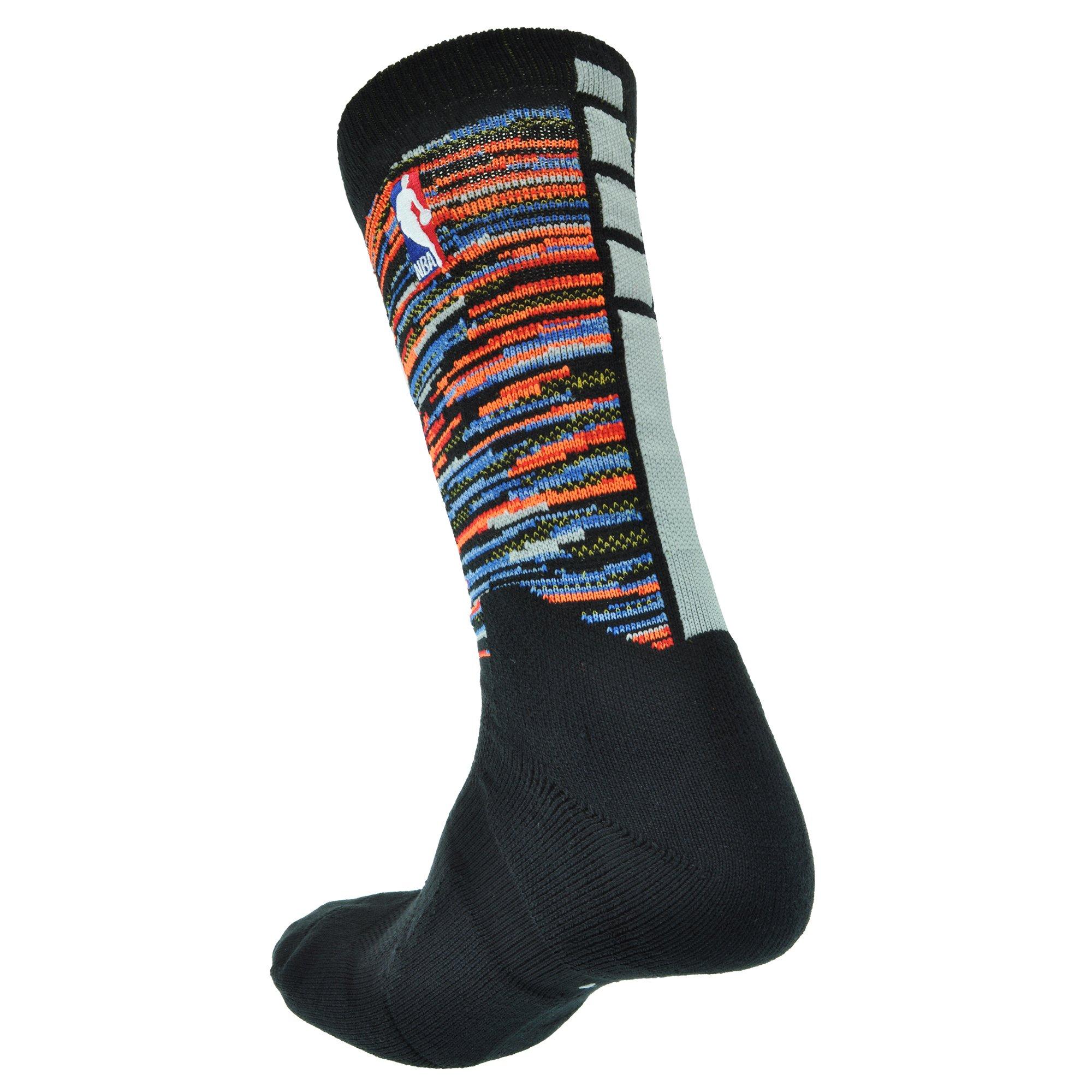 men's brooklyn nets nike elite city edition performance crew socks