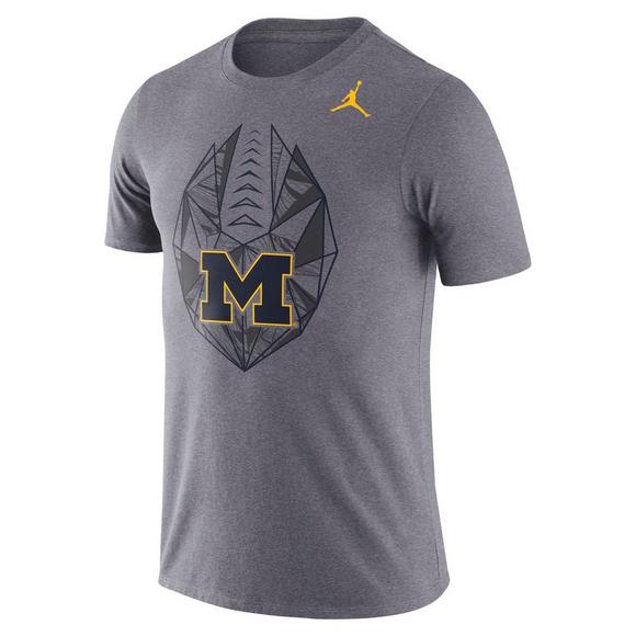 Michigan Jordan Gear >> Jordan Men S Michigan Wolverines Football Icon Crew T Shirt Michigan Jordan Gear >> Jordan Men S Michigan Wolverines Football Icon Crew T Shirt