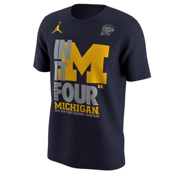 Michigan Jordan Gear >> Jordan Men S Michigan Wolverines West Final Four Locker Room T Shirt Michigan Jordan Gear >> Jordan Men S Michigan Wolverines West Final Four Locker Room T Shirt