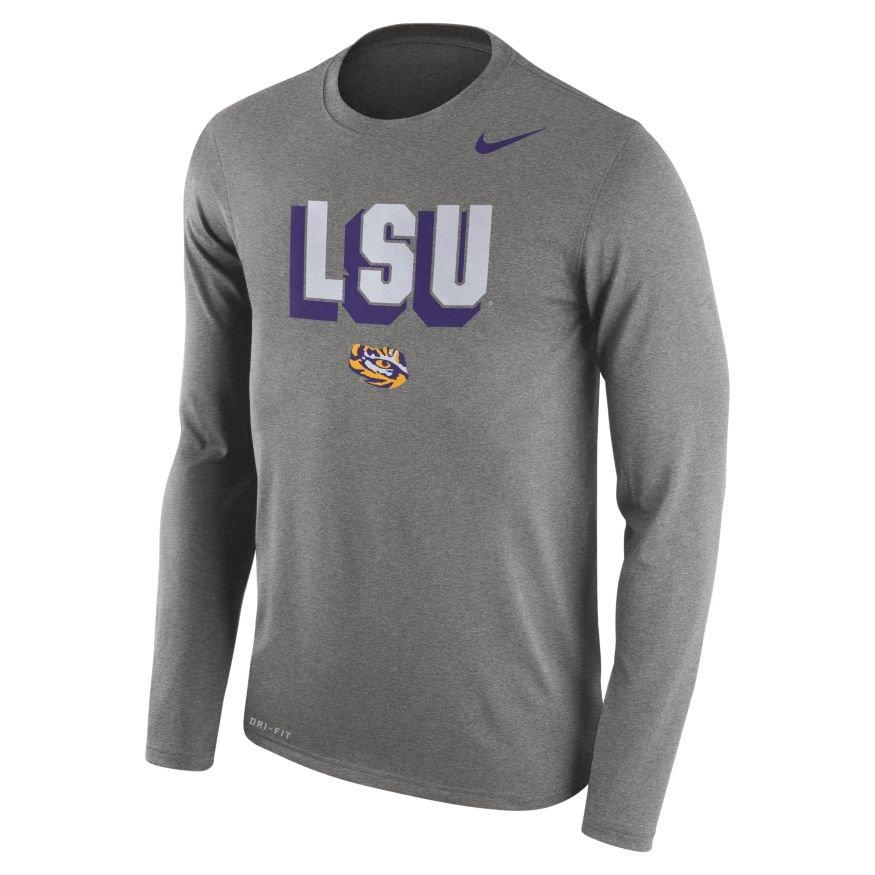 lsu long sleeve dri fit