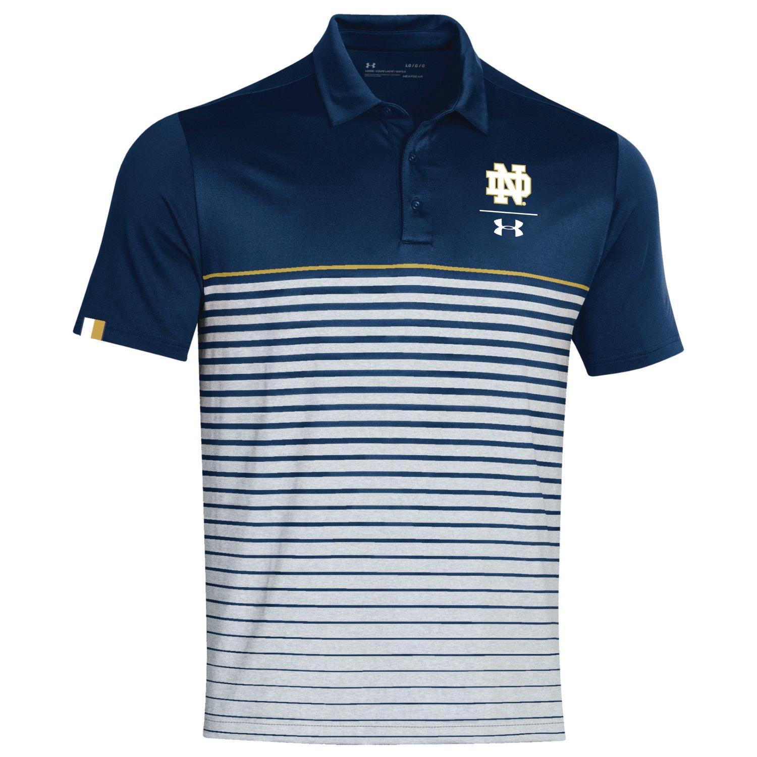 notre dame under armour polo