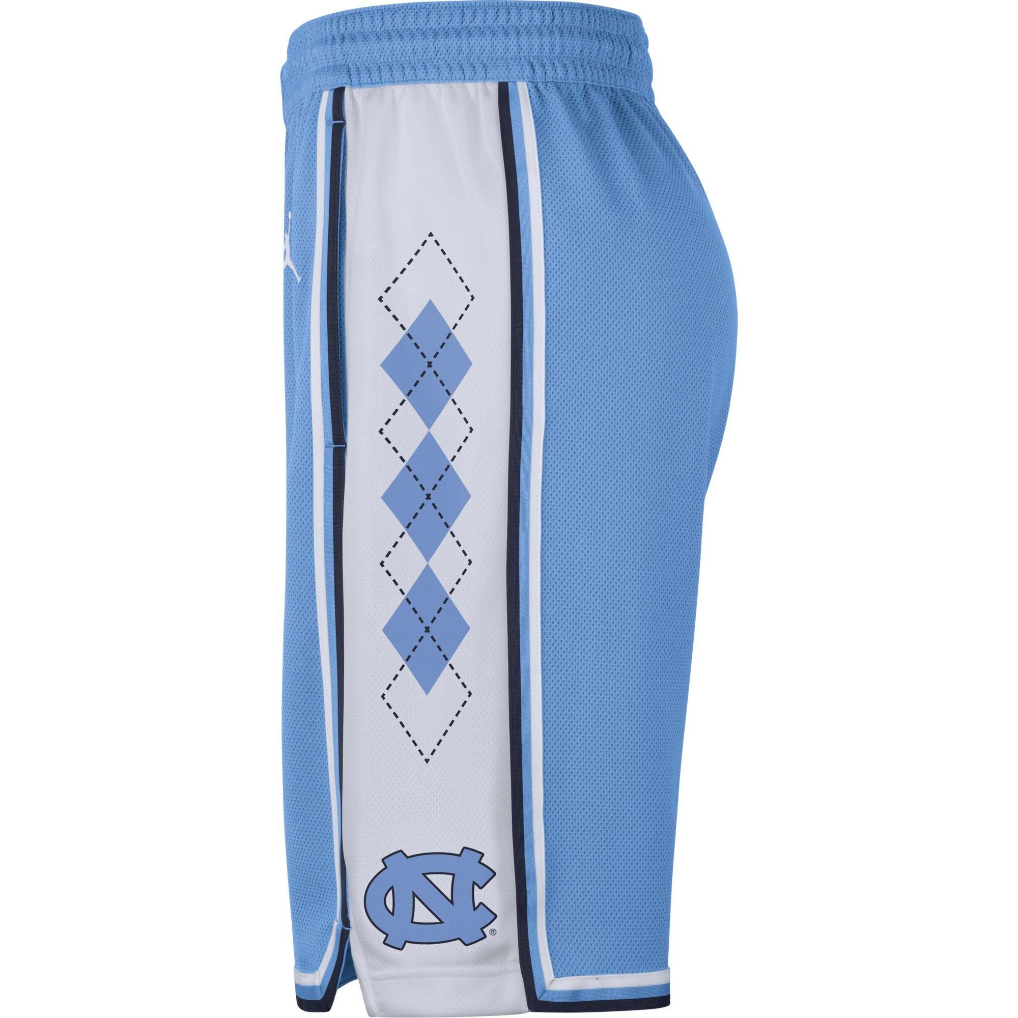 unc authentic basketball shorts