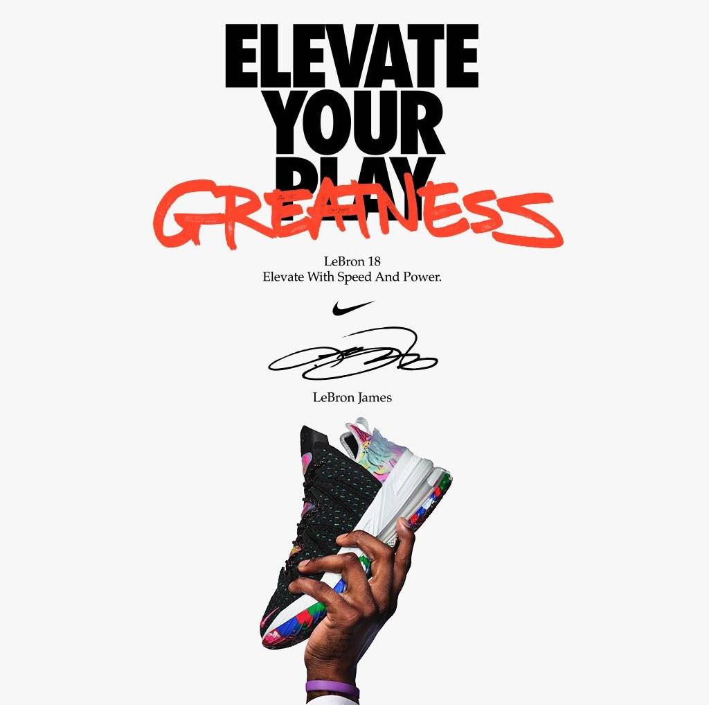 Nike LeBron 18 "James Gang" Black/Pink Blast/Multicolor Men's and Kids' Basketball Shoe