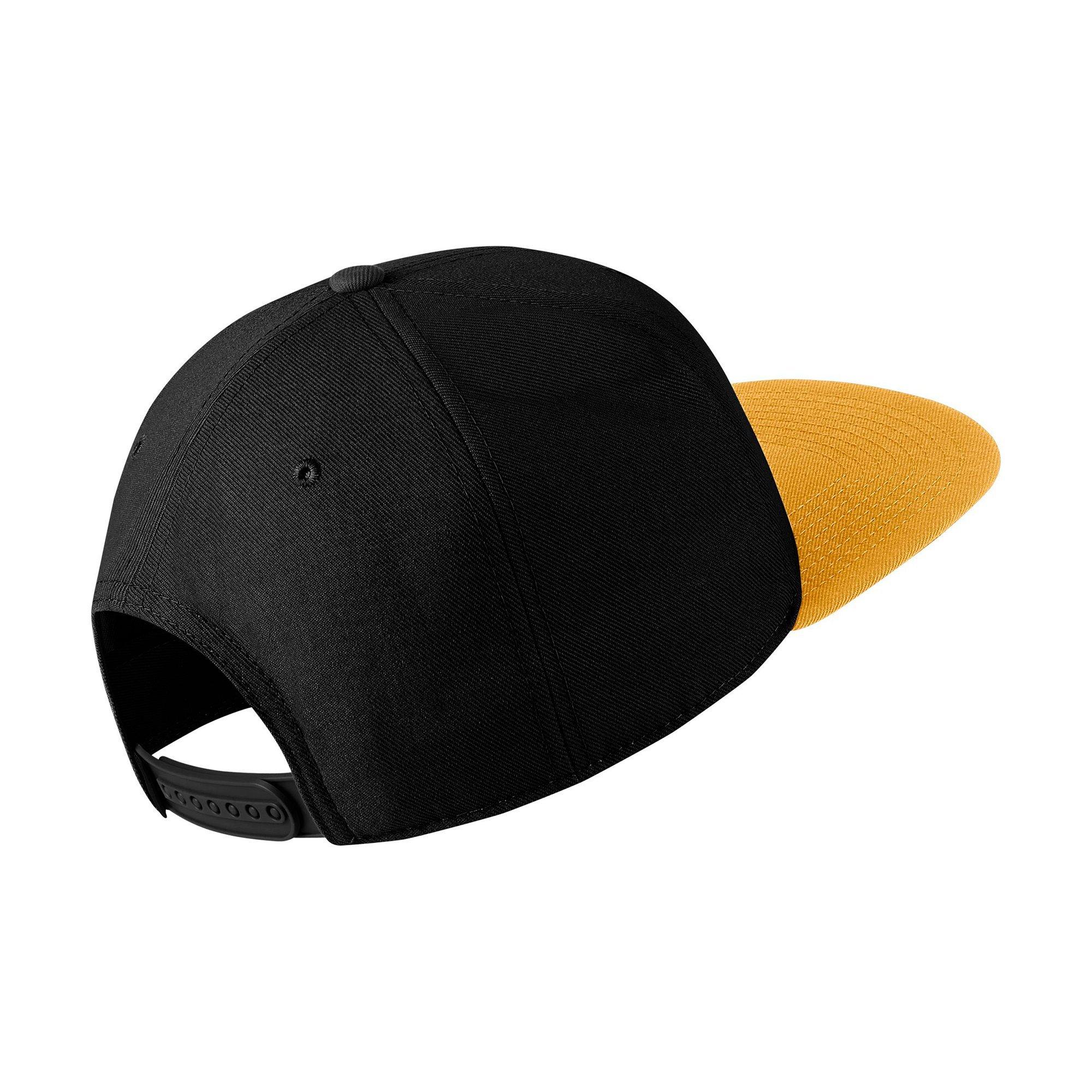 black and yellow jordan hat