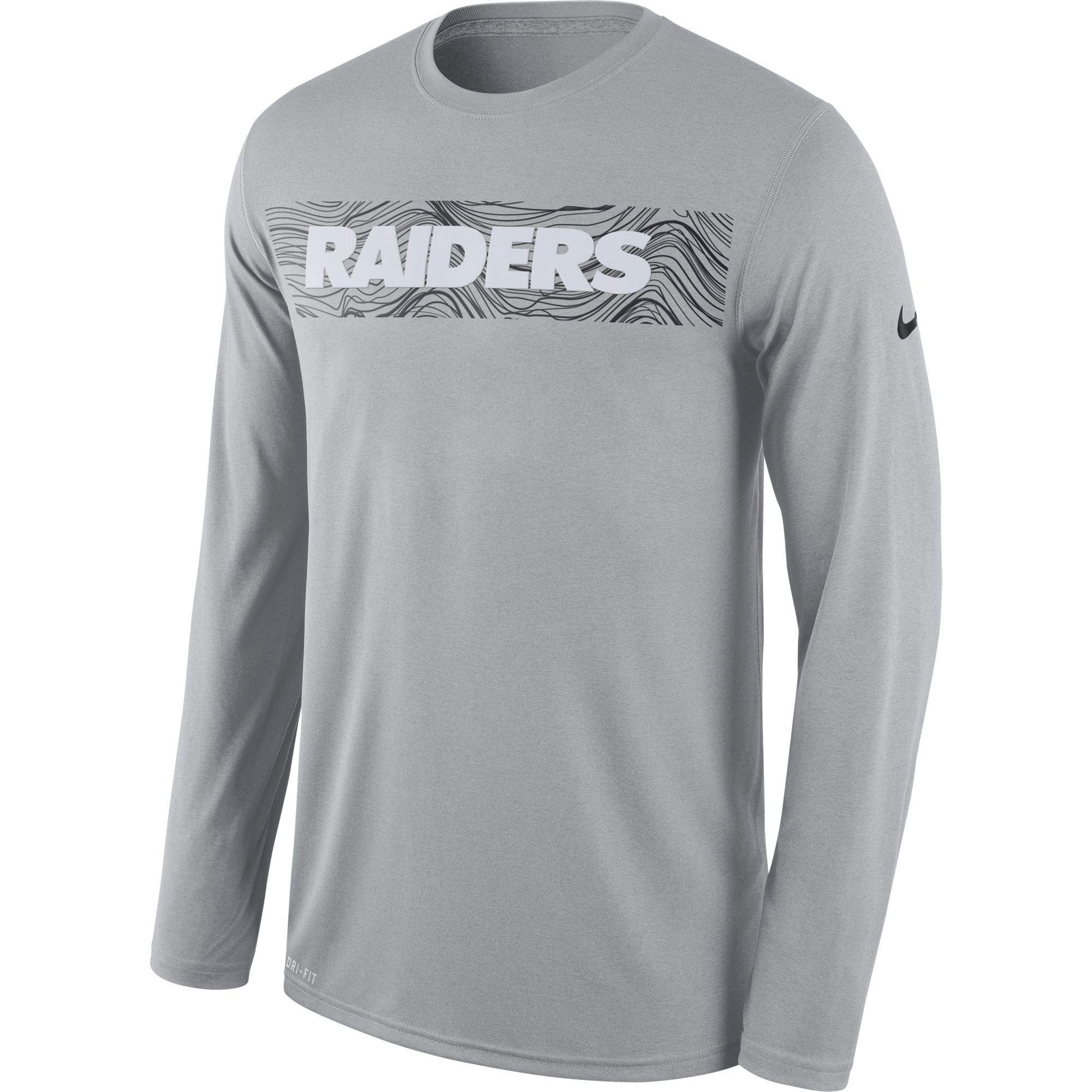 raiders dri fit long sleeve