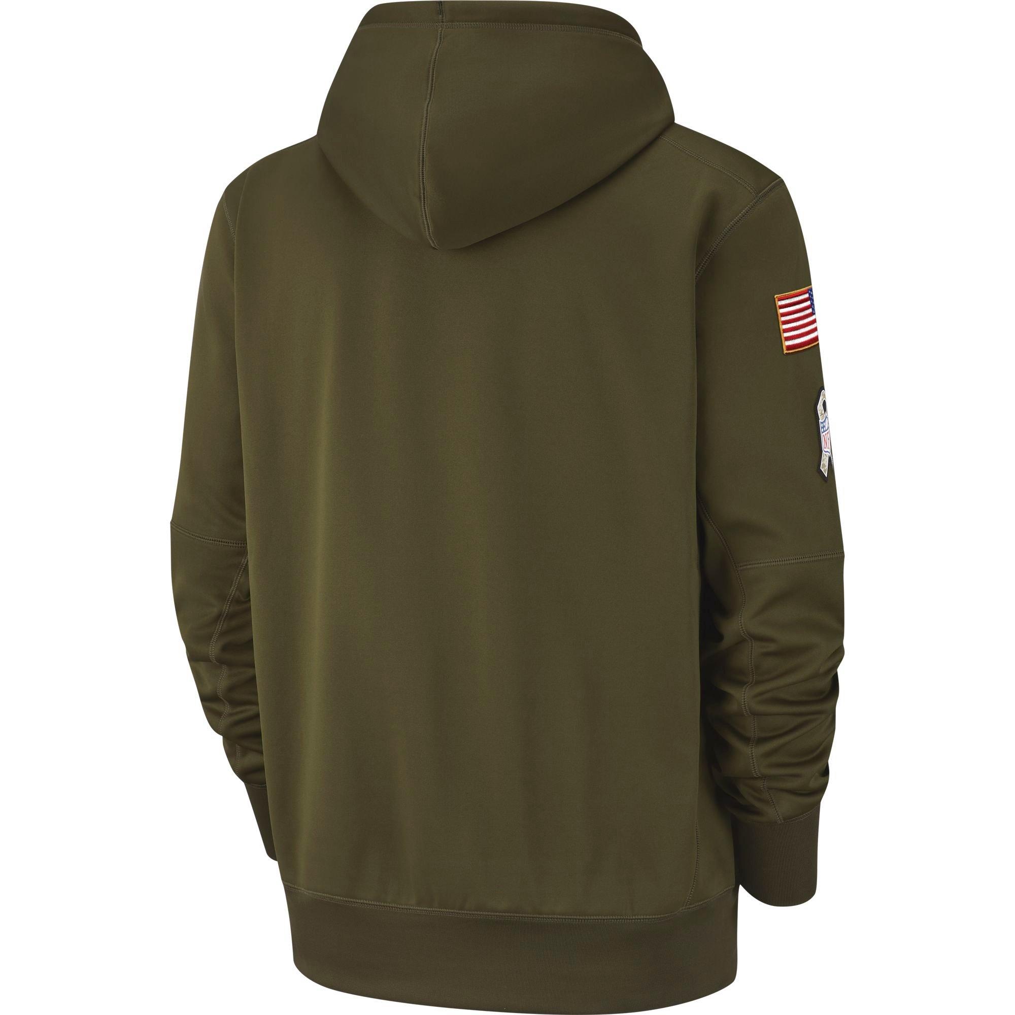 nike men's dallas cowboys salute to service therma hoodie
