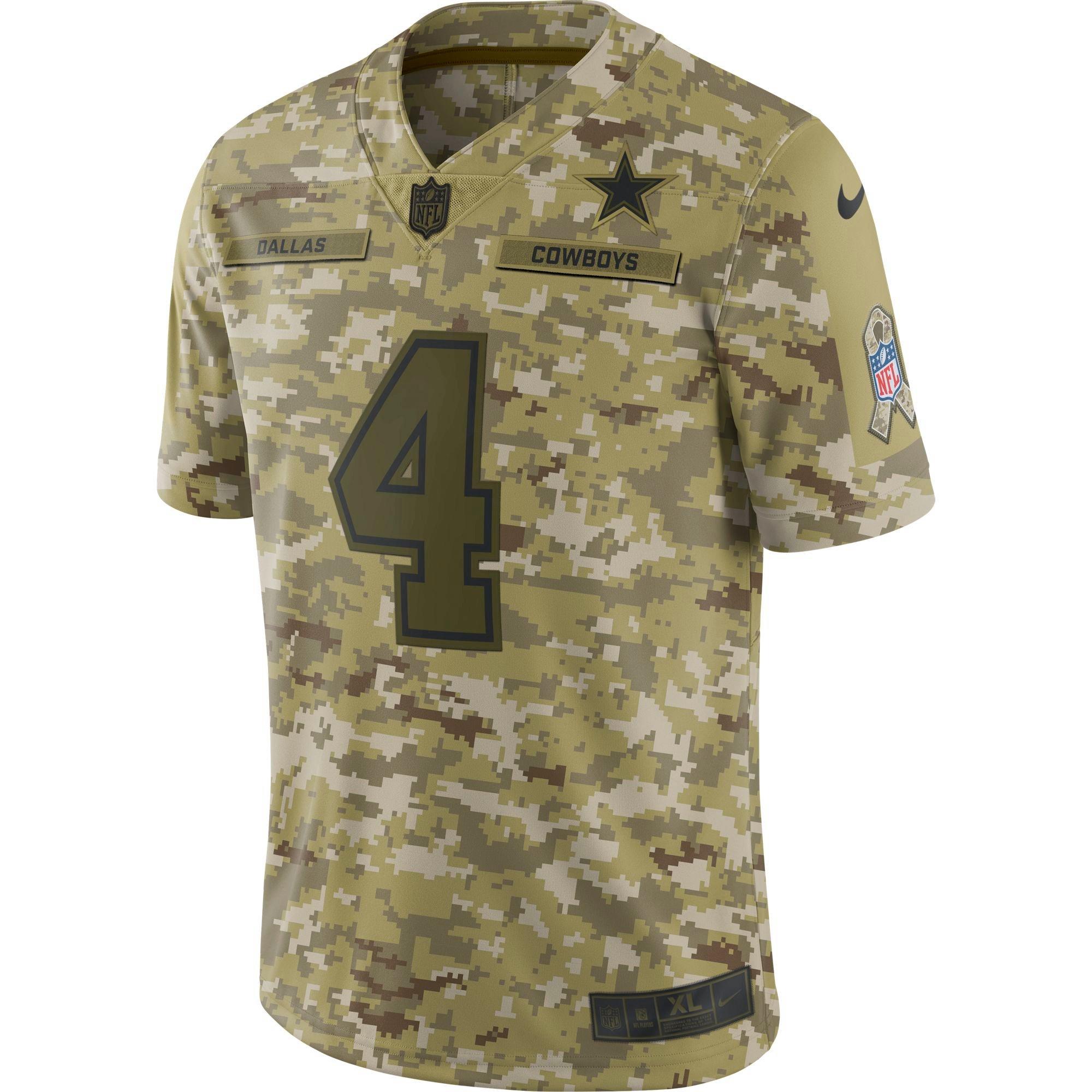 dallas cowboys camo gear