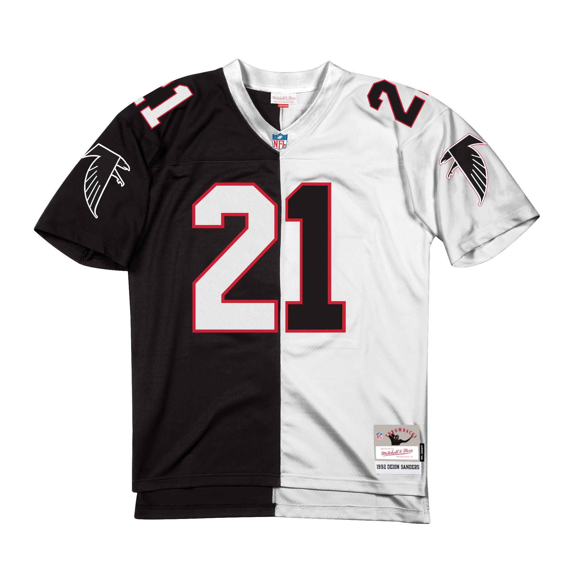 white deion sanders falcons jersey