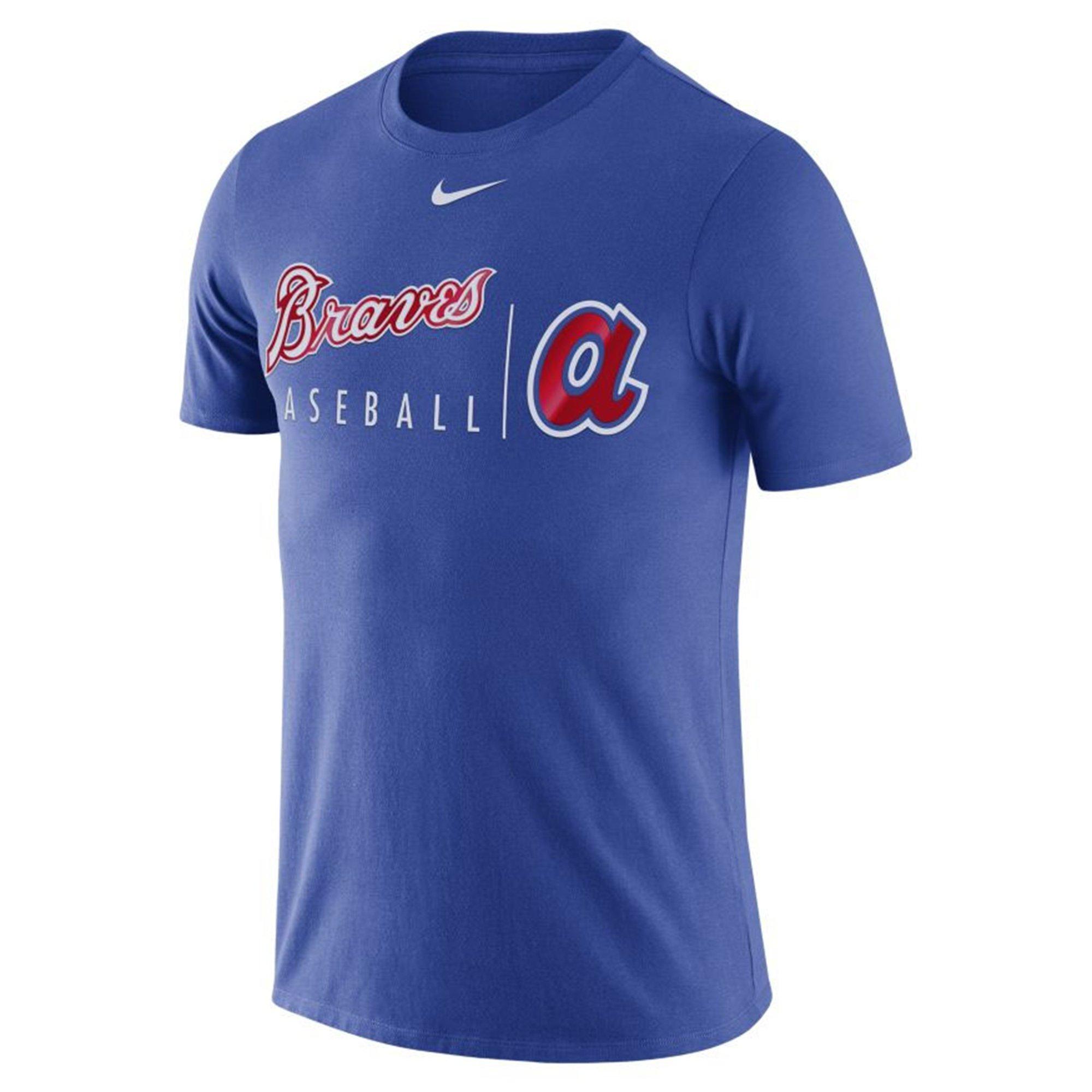 atlanta braves dri fit t shirt