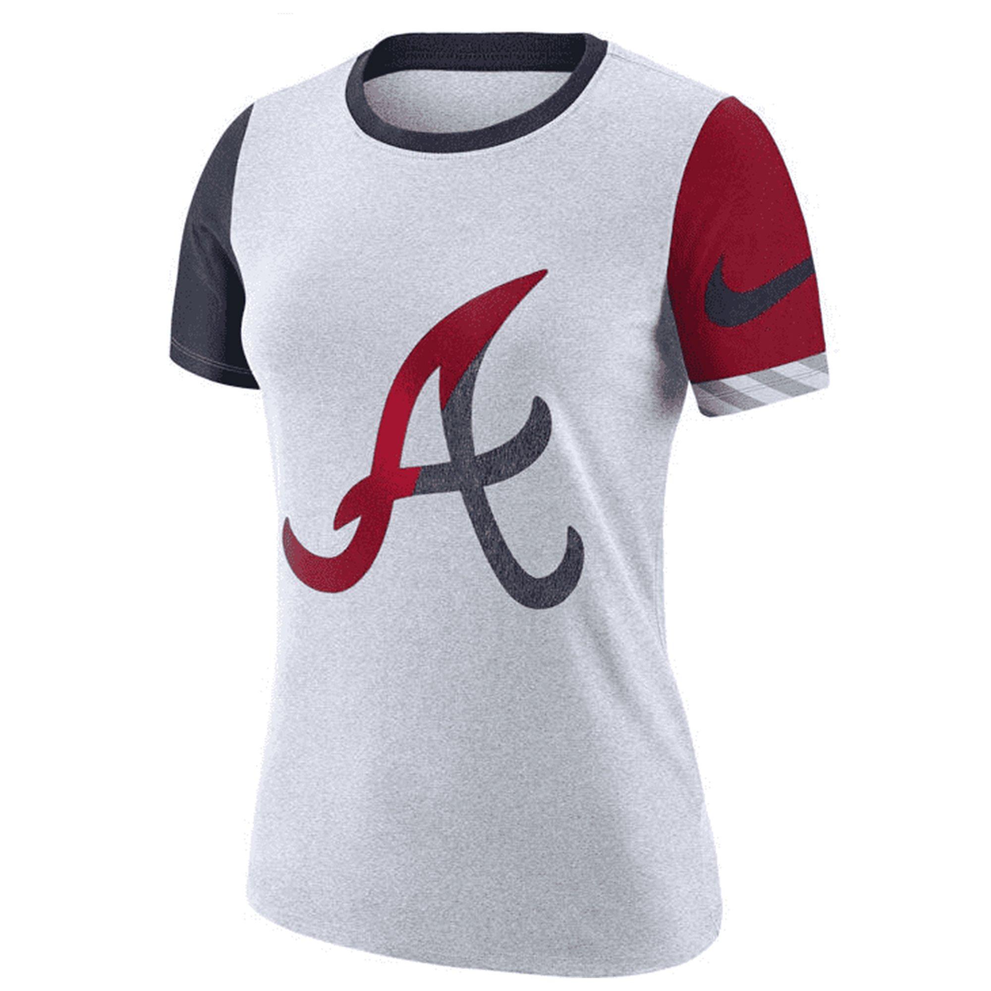 atlanta braves dri fit t shirt