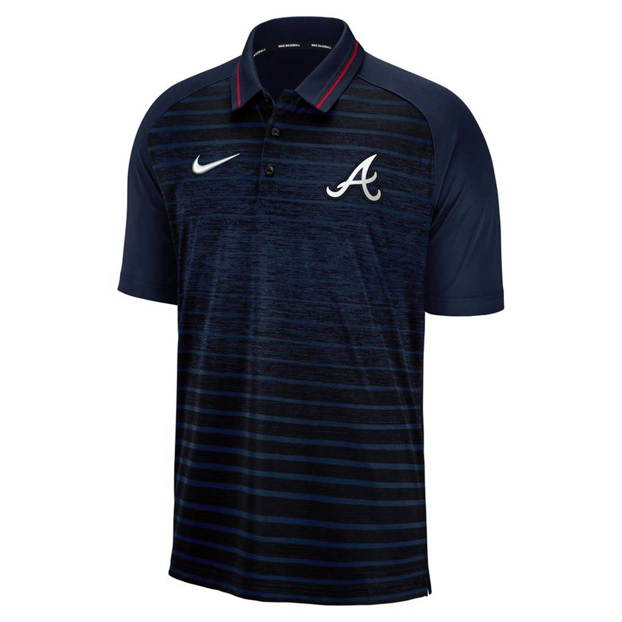 braves nike polo