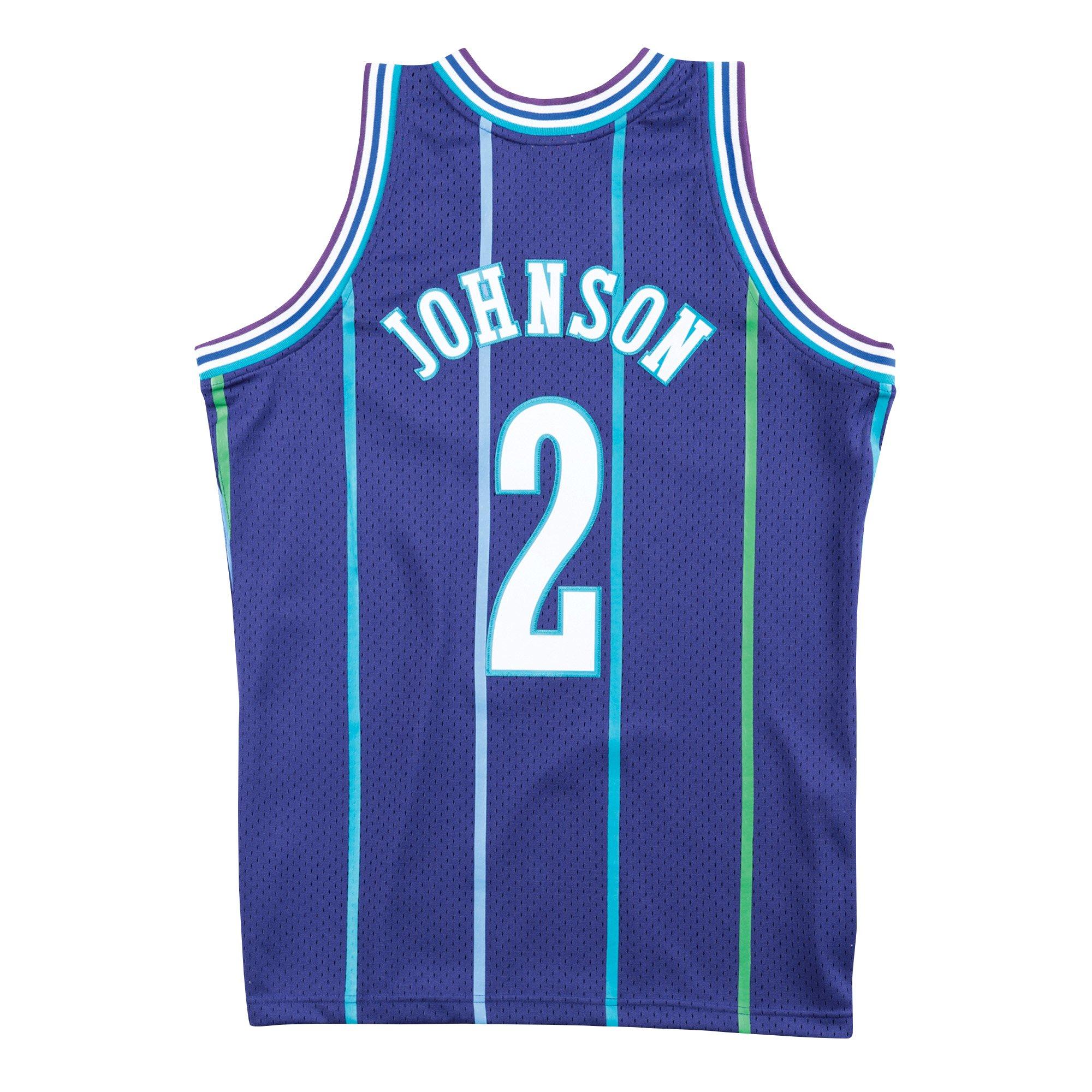 larry johnson charlotte hornets jersey