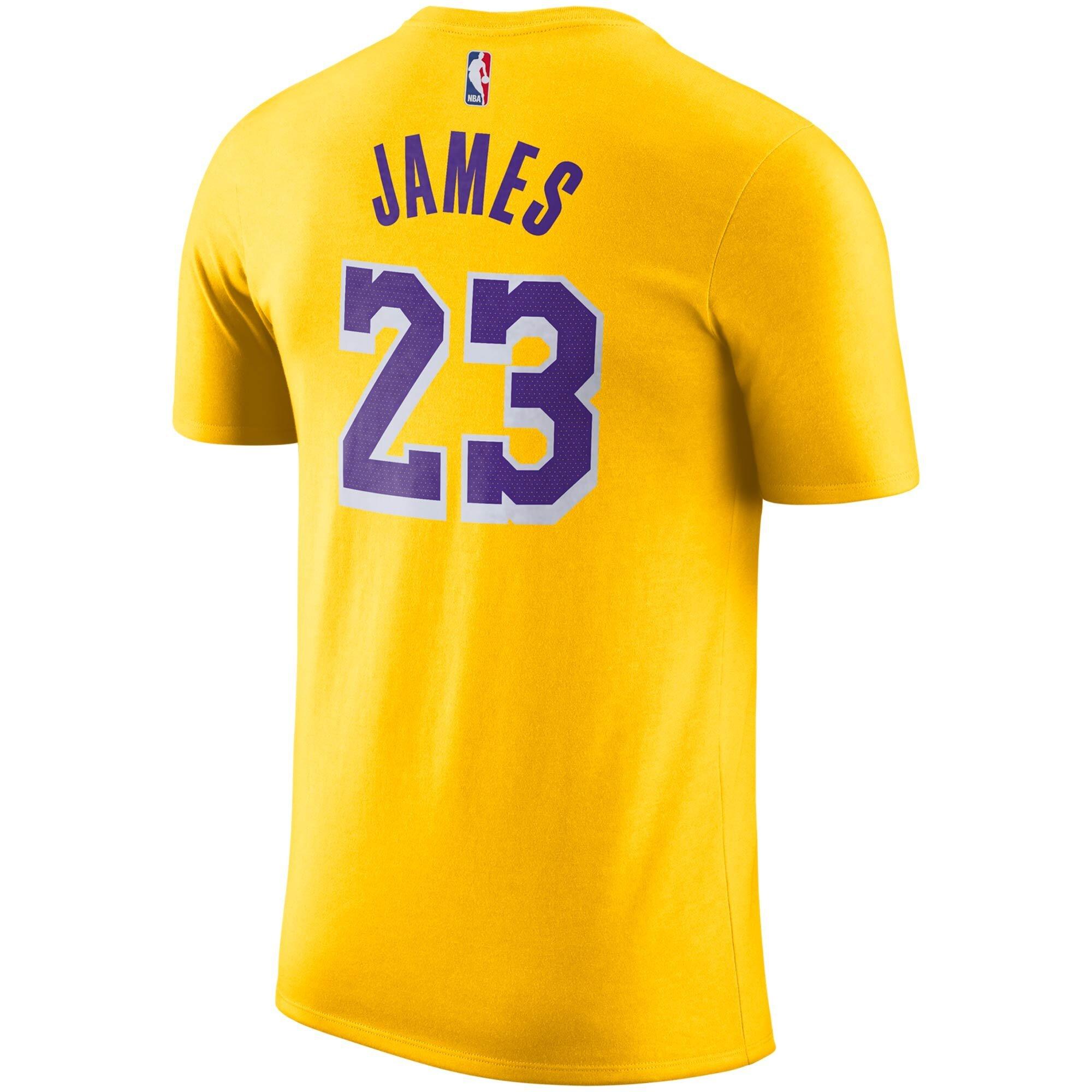 lebron james name and number shirt