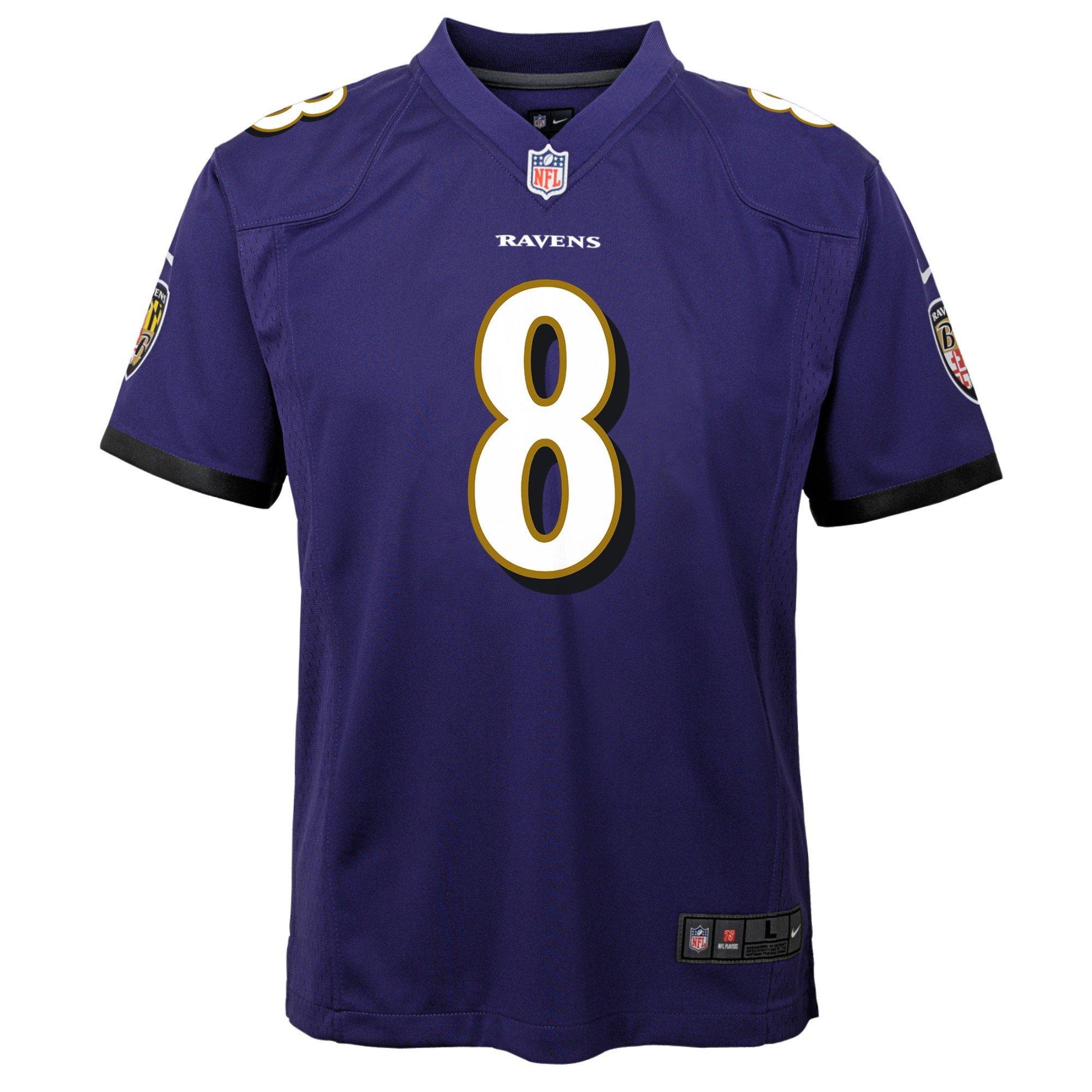 lamar jackson black youth jersey