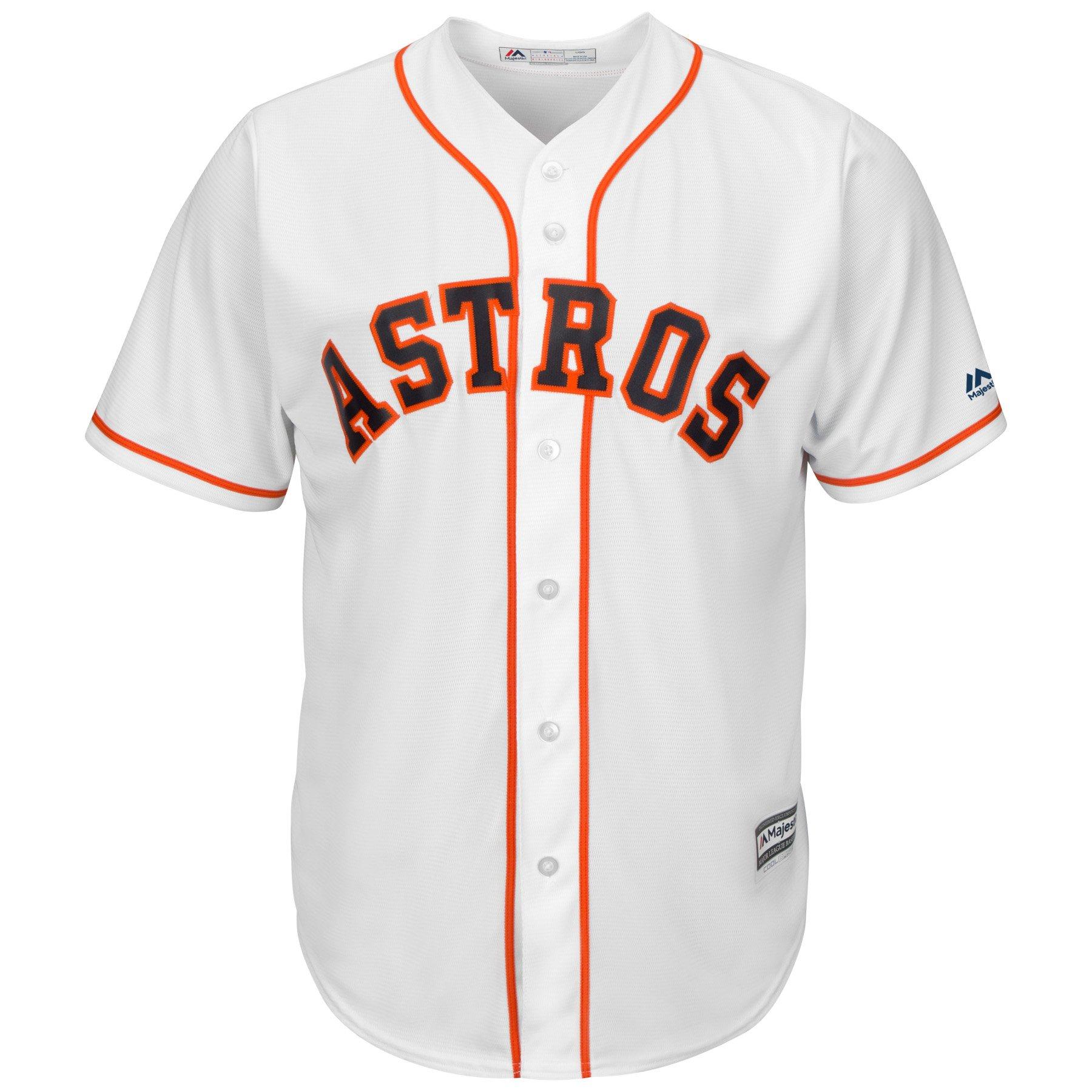 all white astros jersey