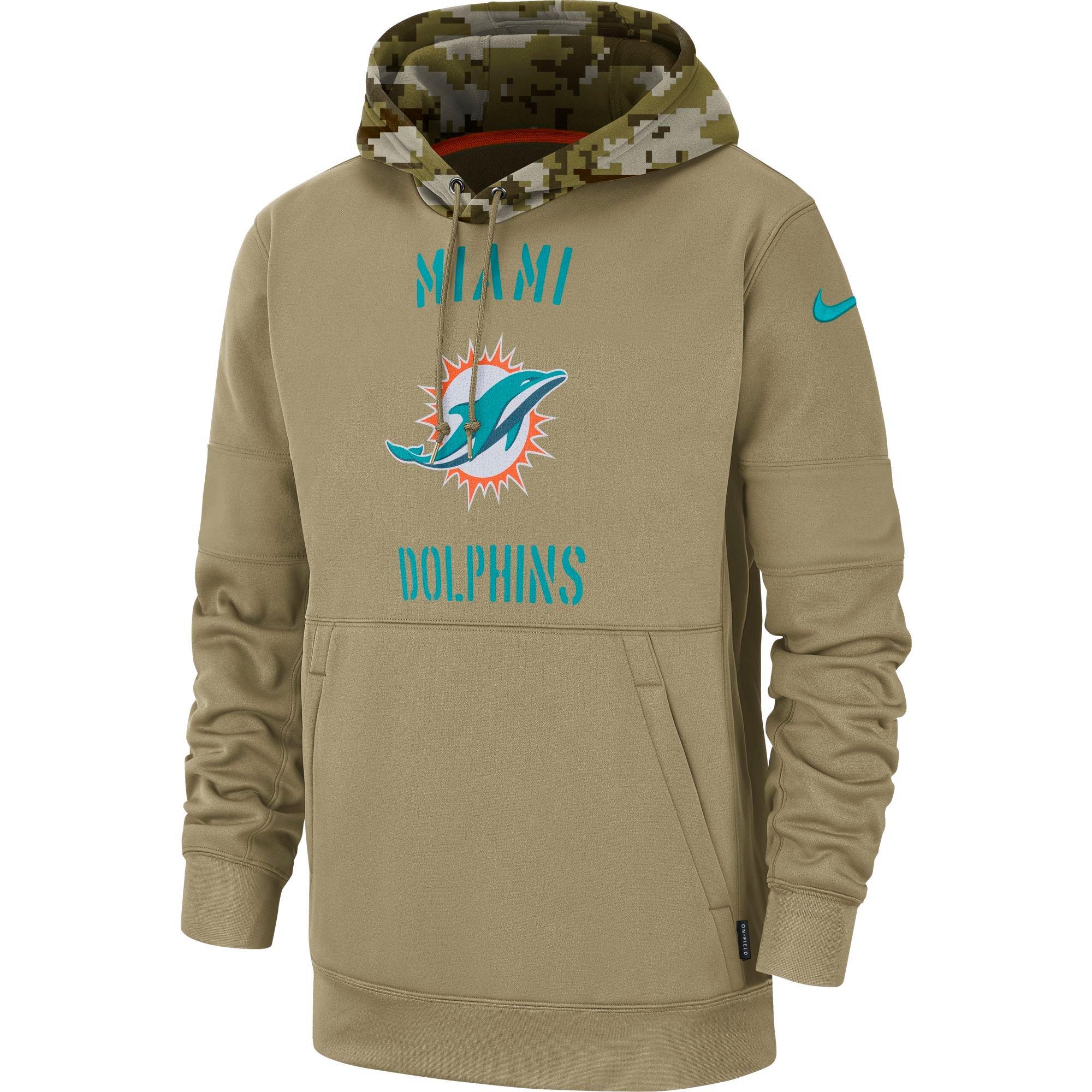 miami dolphins salute to service hoodie