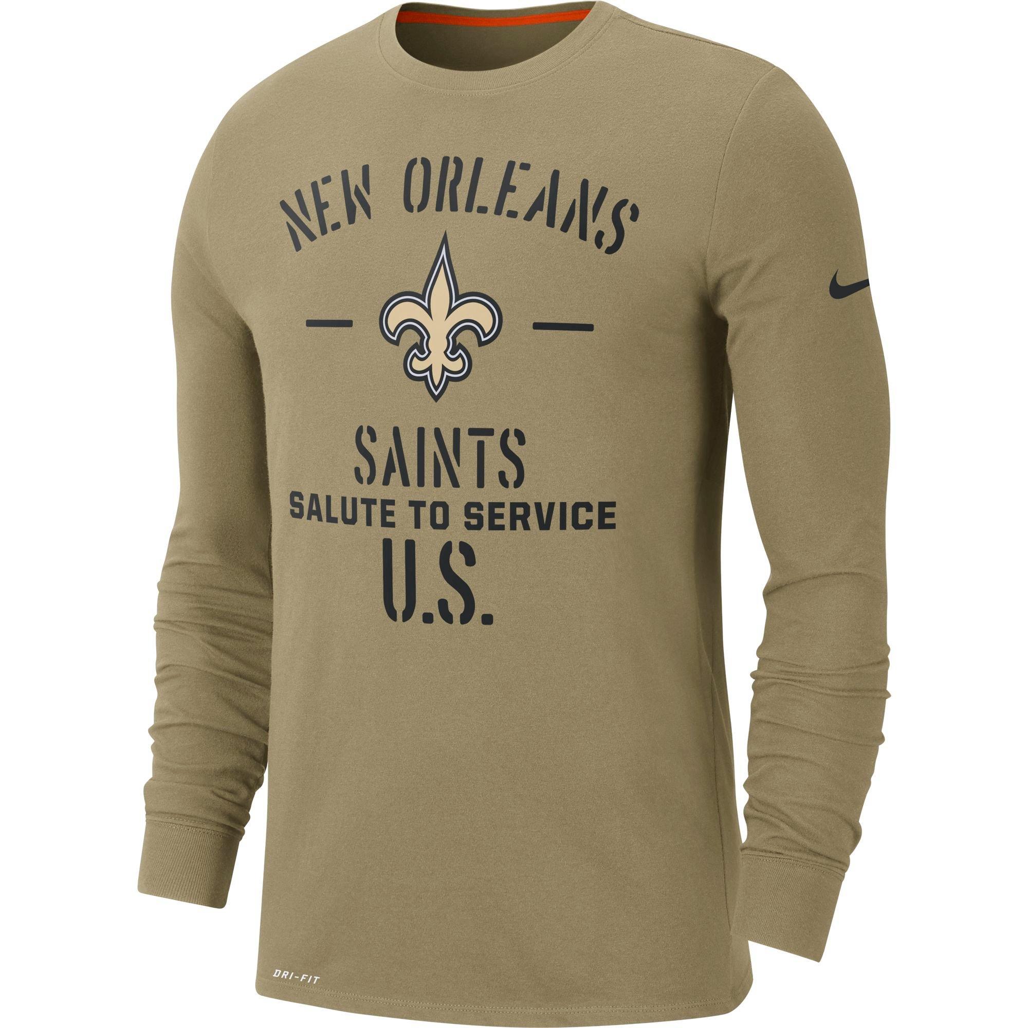 saints salute to service gear