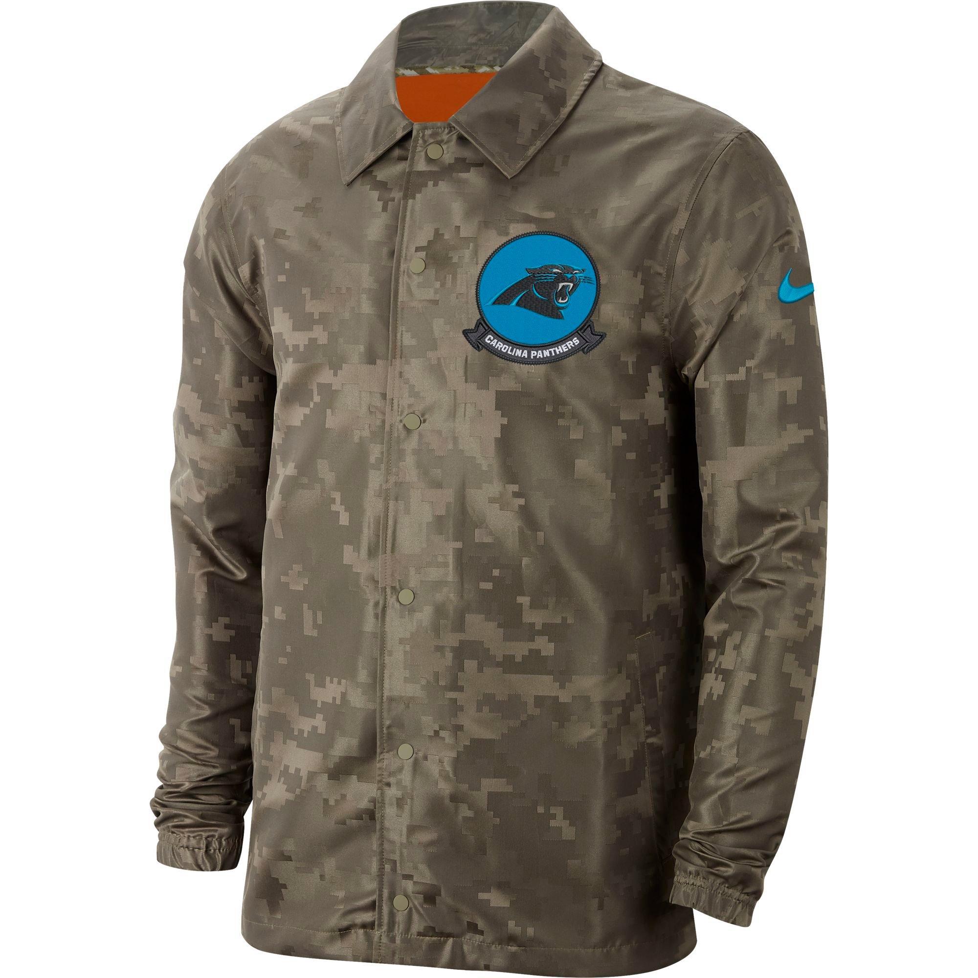 men's carolina panthers salute to service hoodie