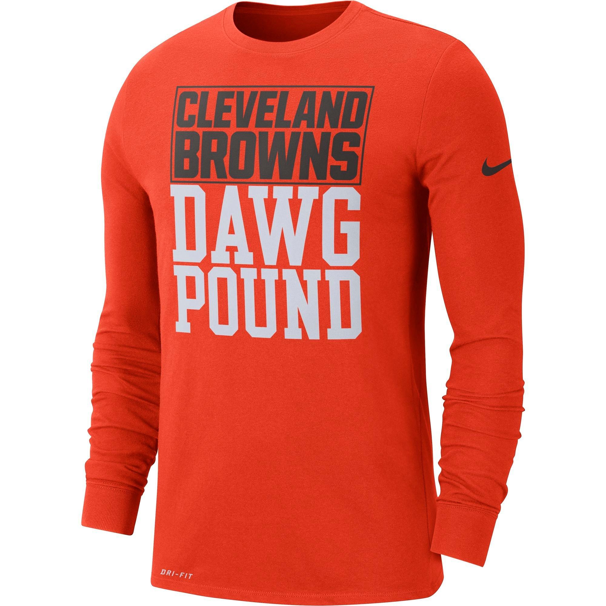 browns dawg pound hoodie nike