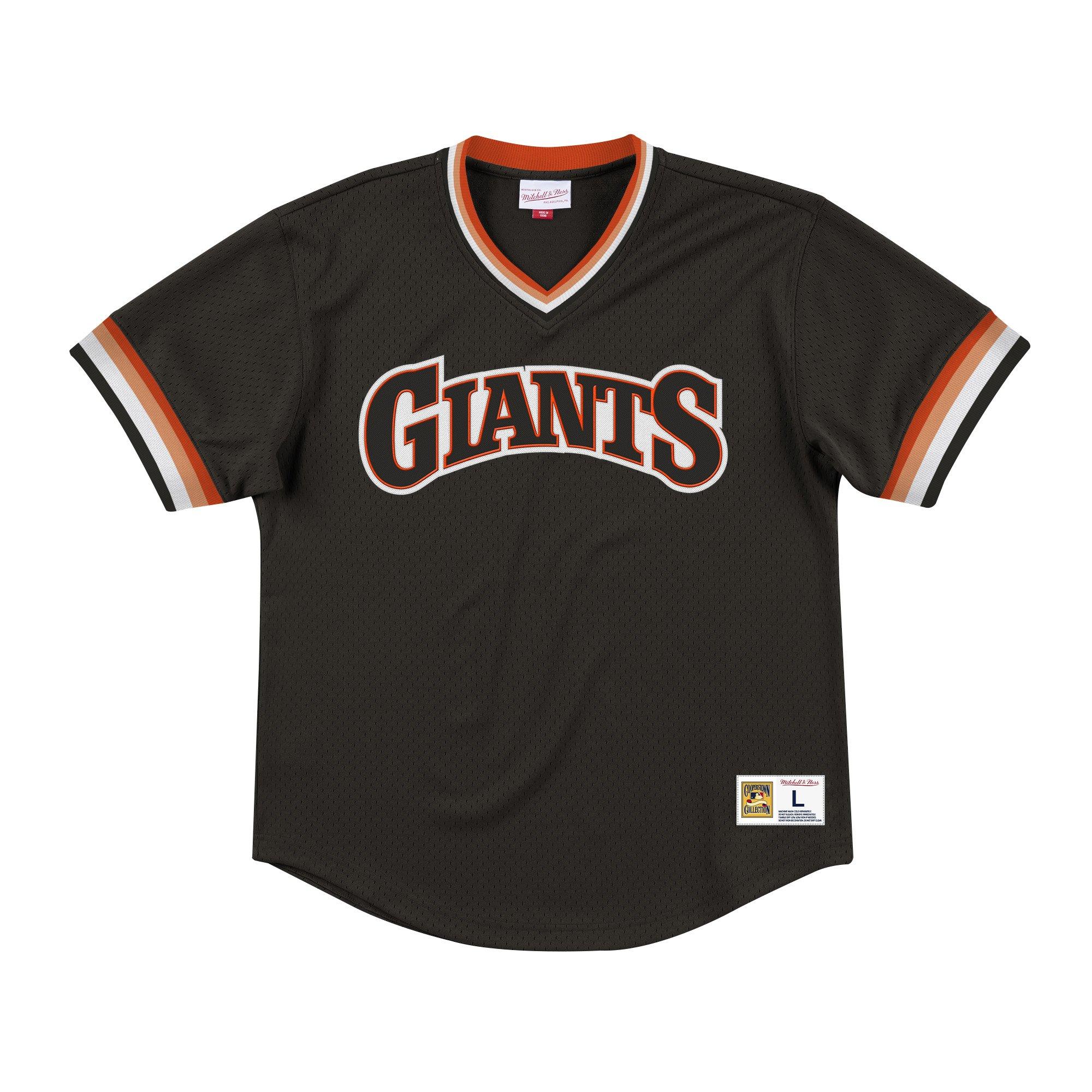mitchell and ness giants jersey